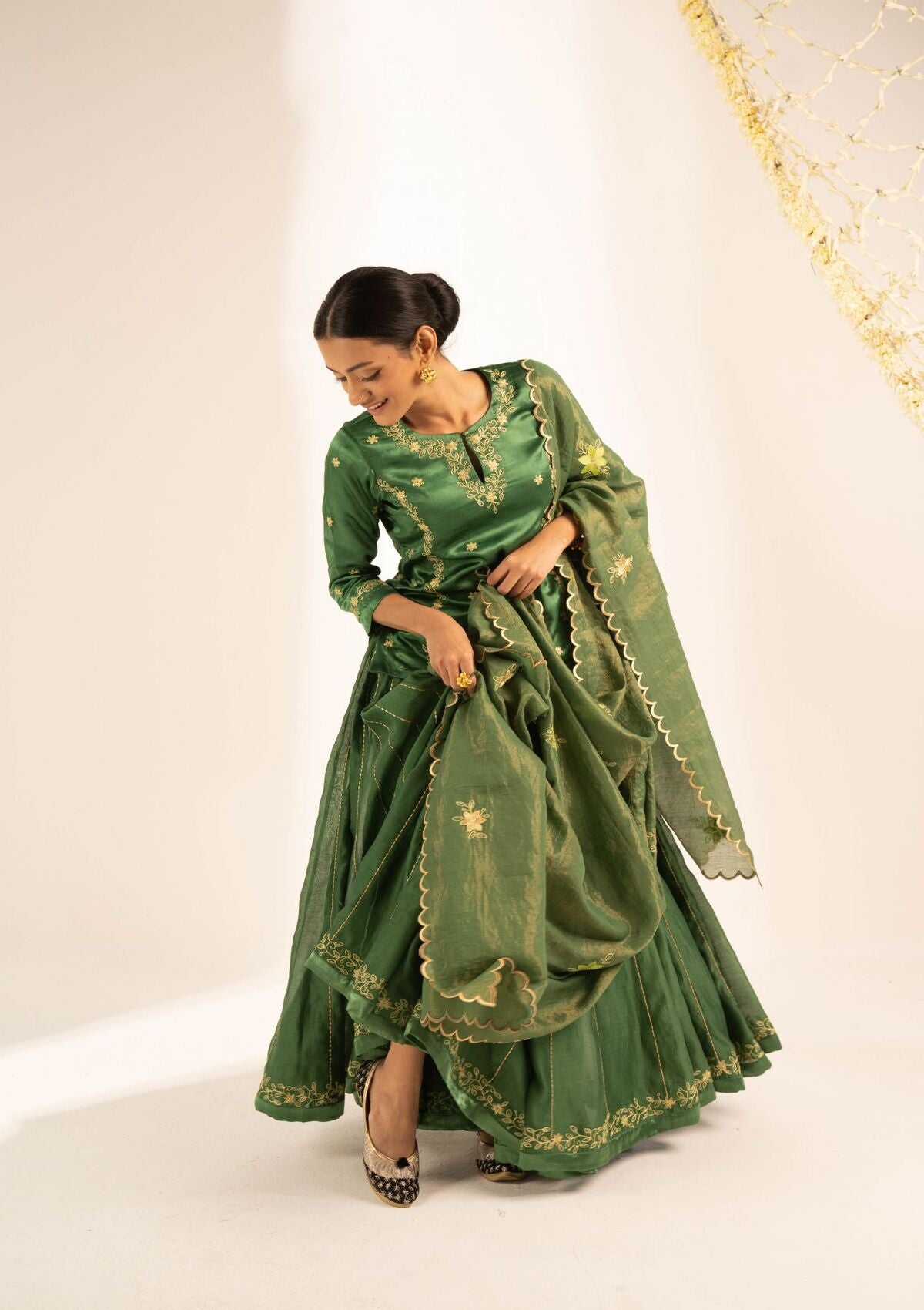 Heena Green Dupatta