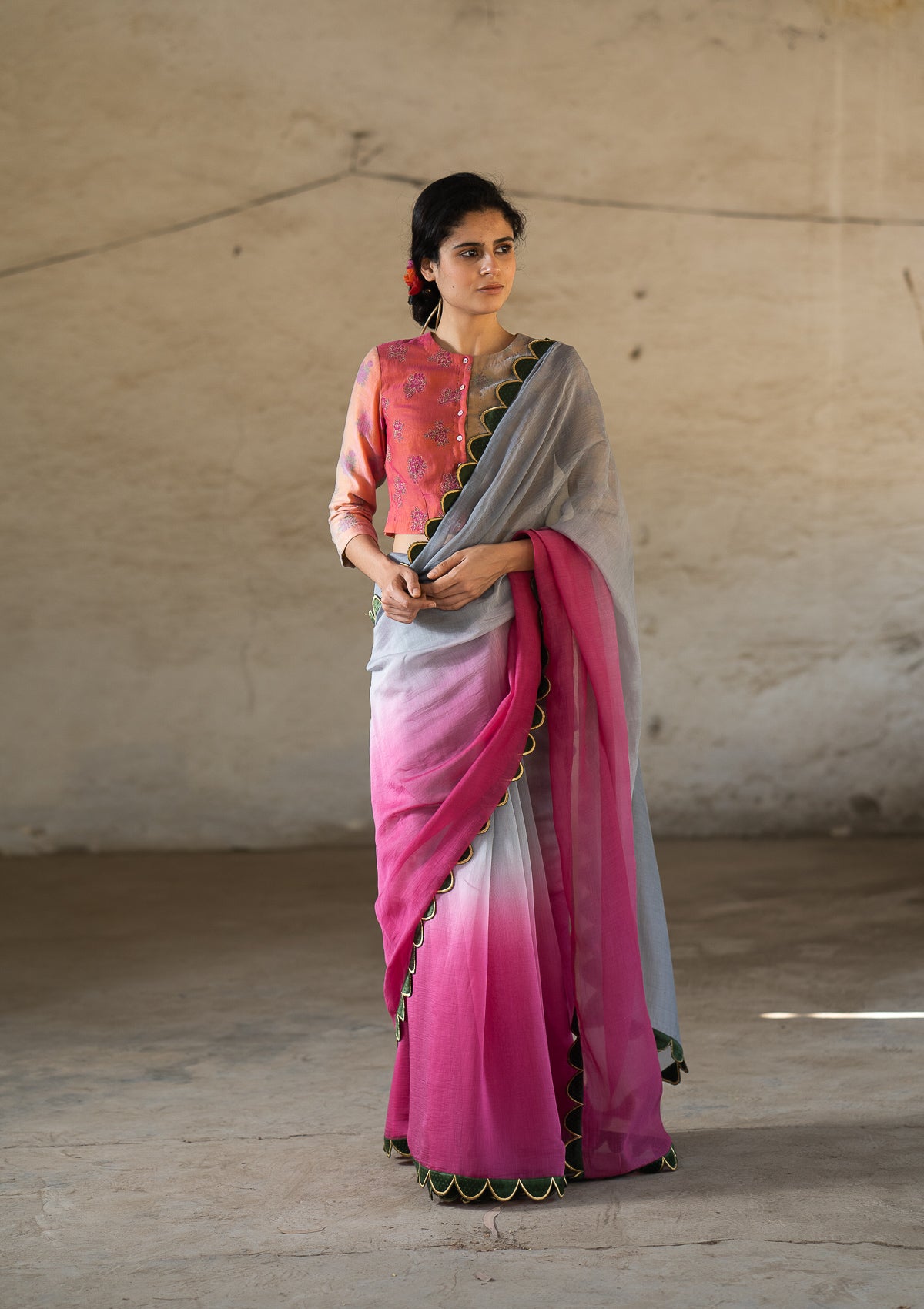 Hosh Udati Chanderi Saree