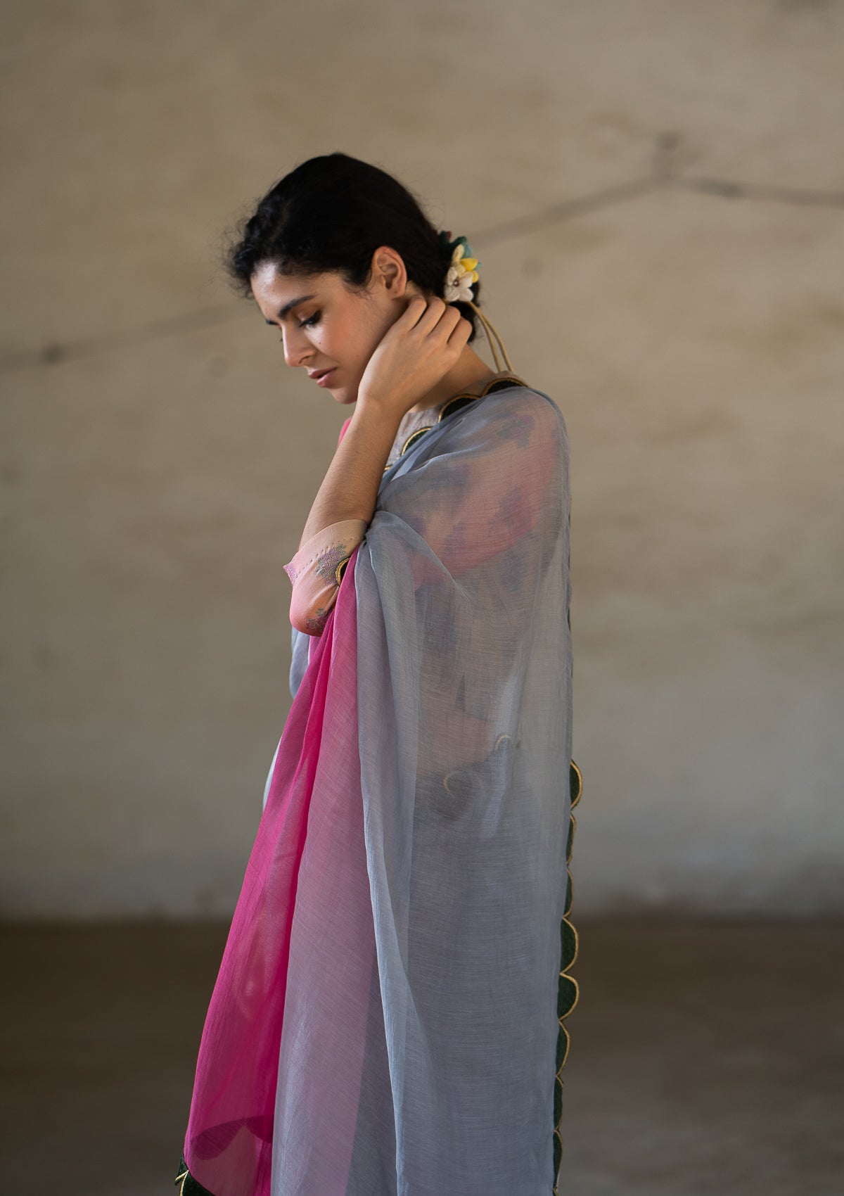 Hosh Udati Chanderi Saree