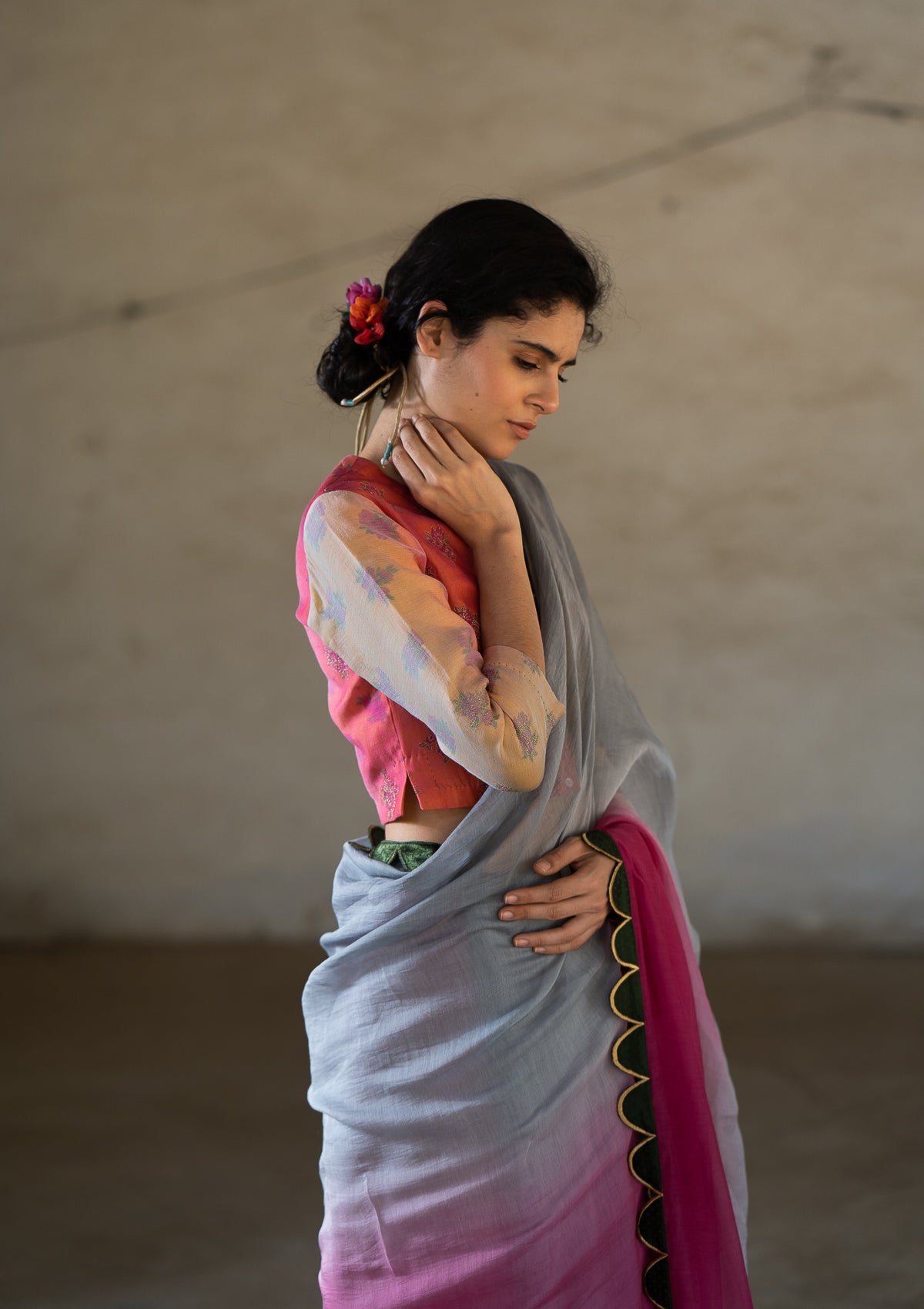 Hosh Udati Chanderi Saree