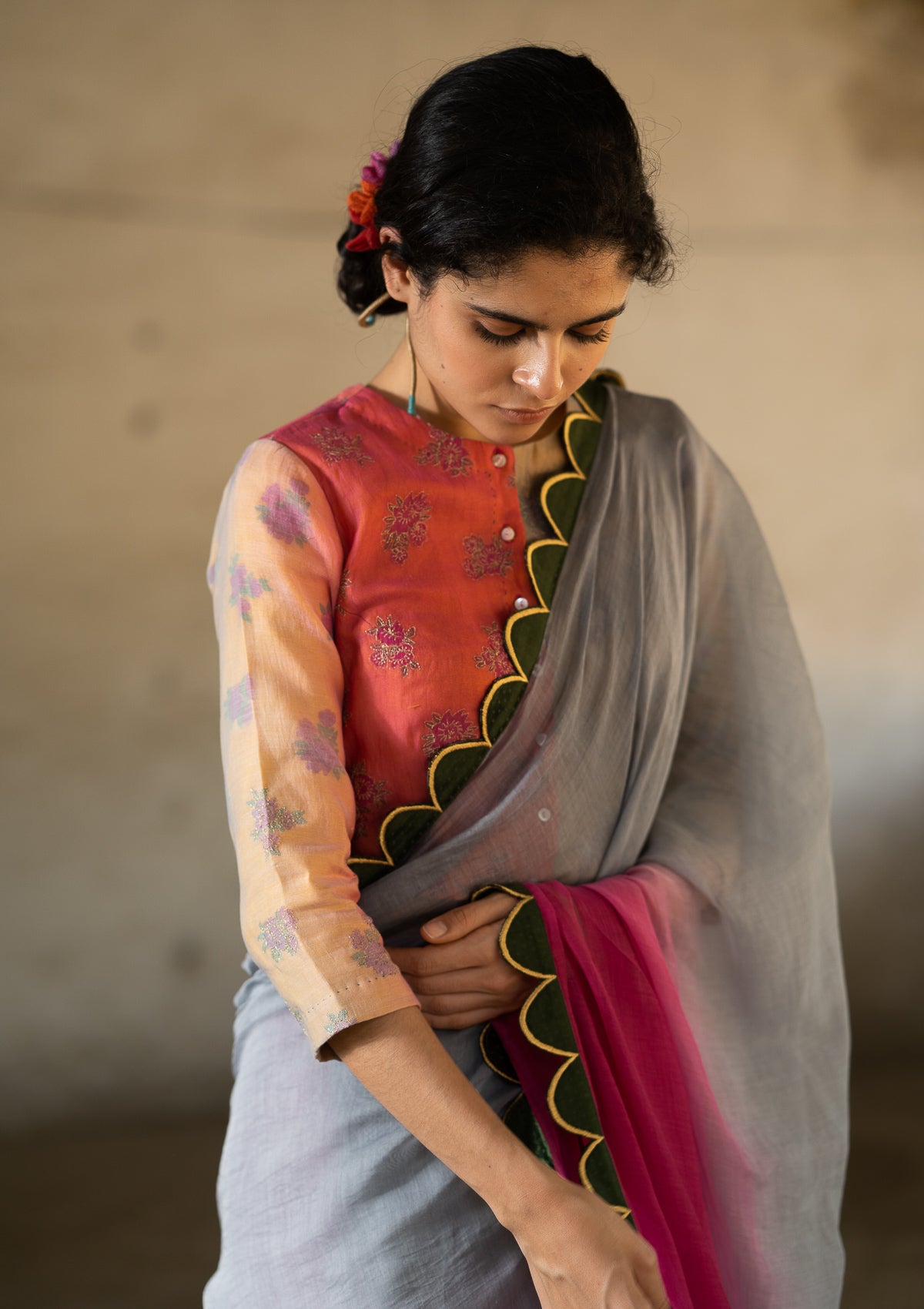 Hosh Udati Chanderi Saree