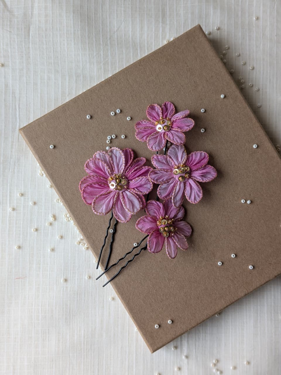 Sakura Floral Juda Pins