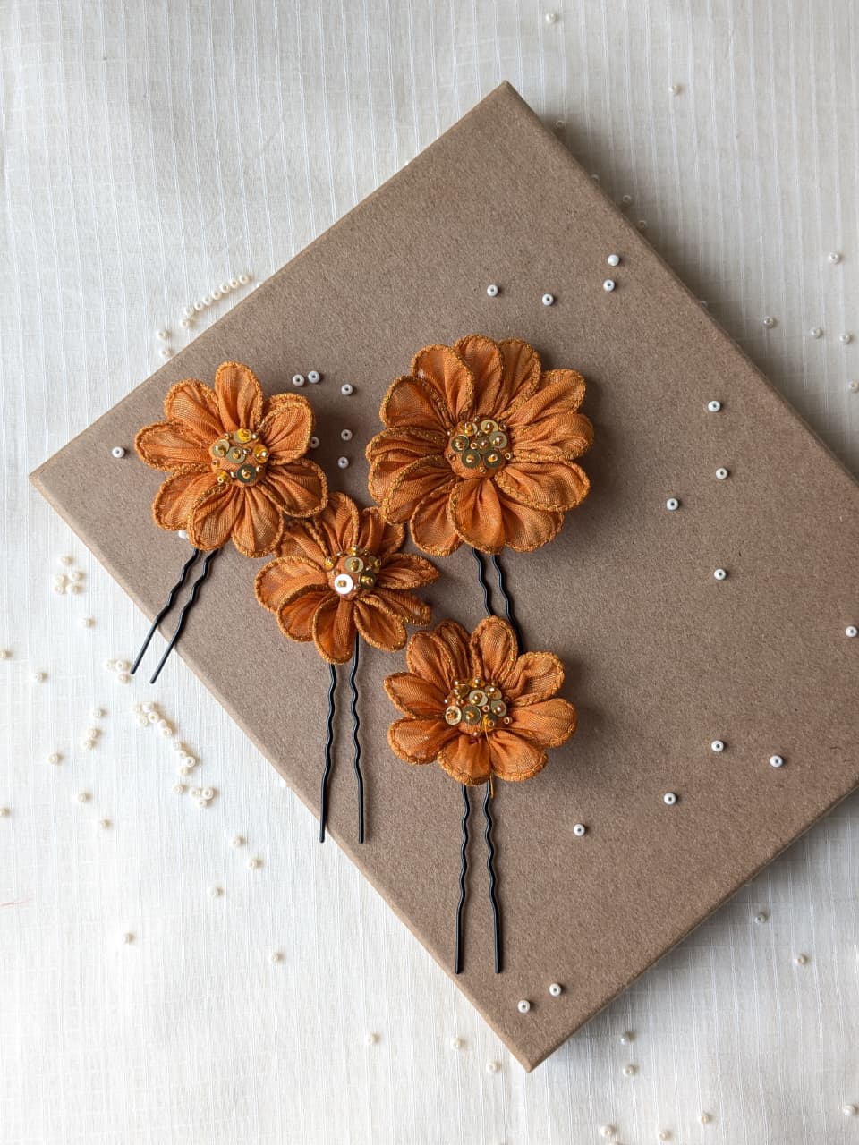 Orange Bloom Juda Pins