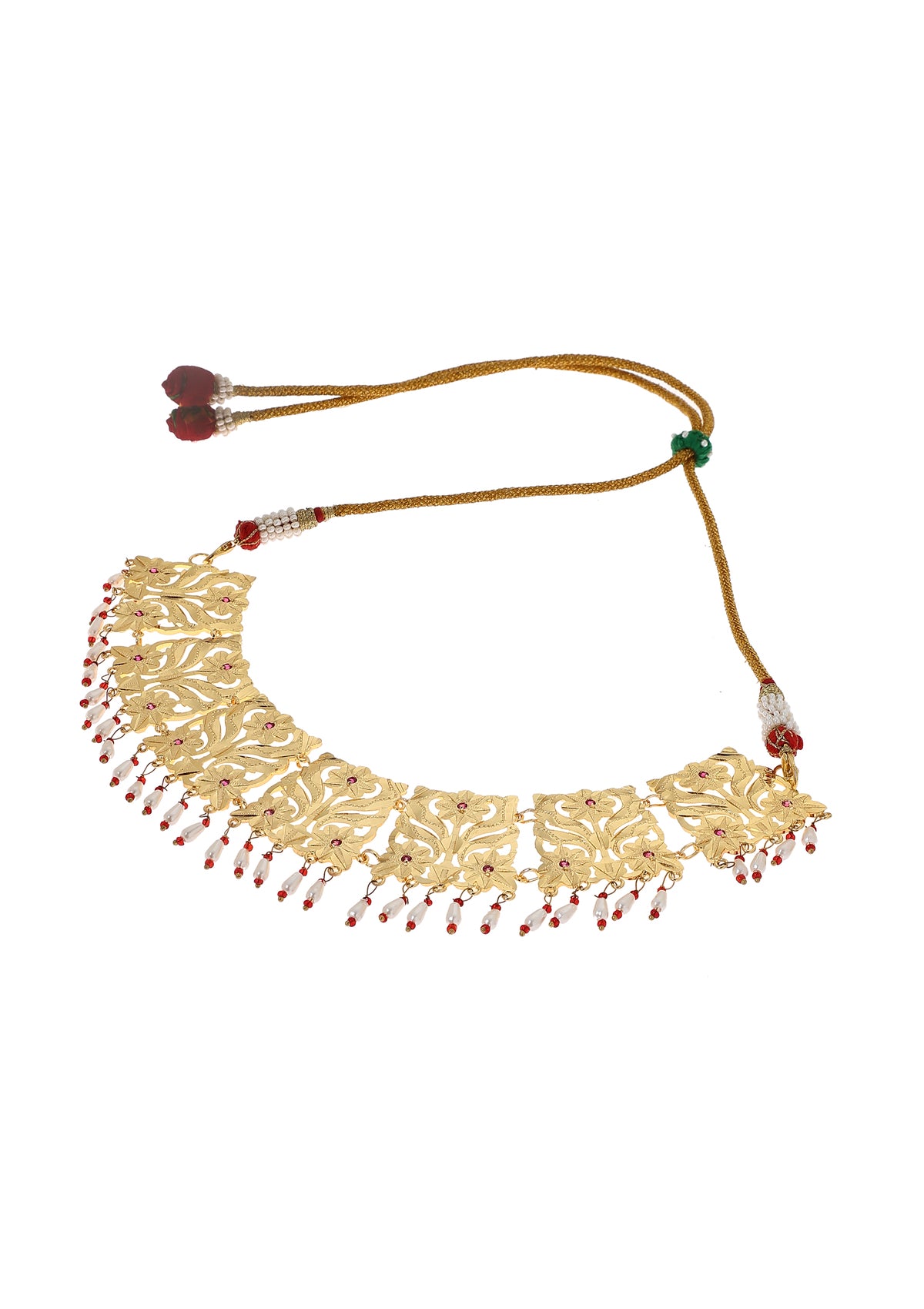 Indali Gold Tone Silver Choker