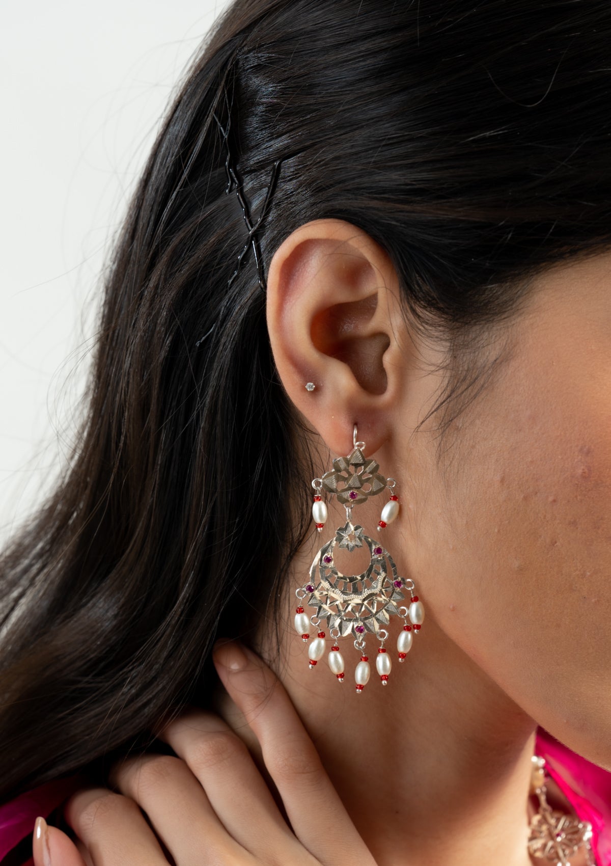 Janaki Handmade Silver Earrings