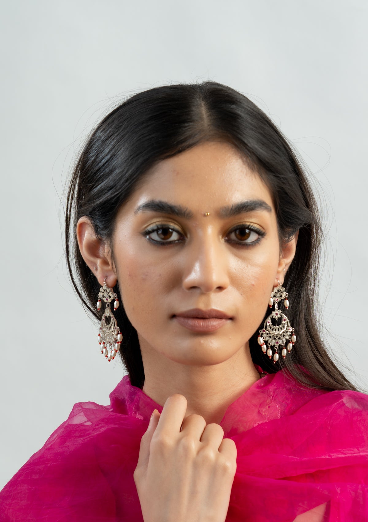 Janaki Handmade Silver Earrings