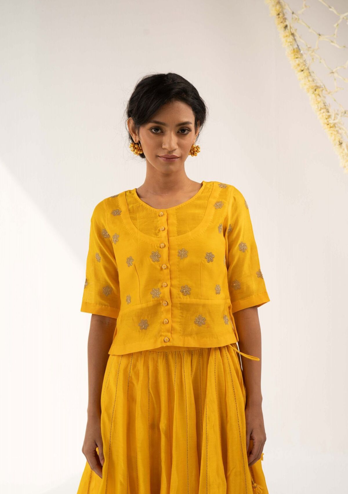 Kangana Yellow Blouse