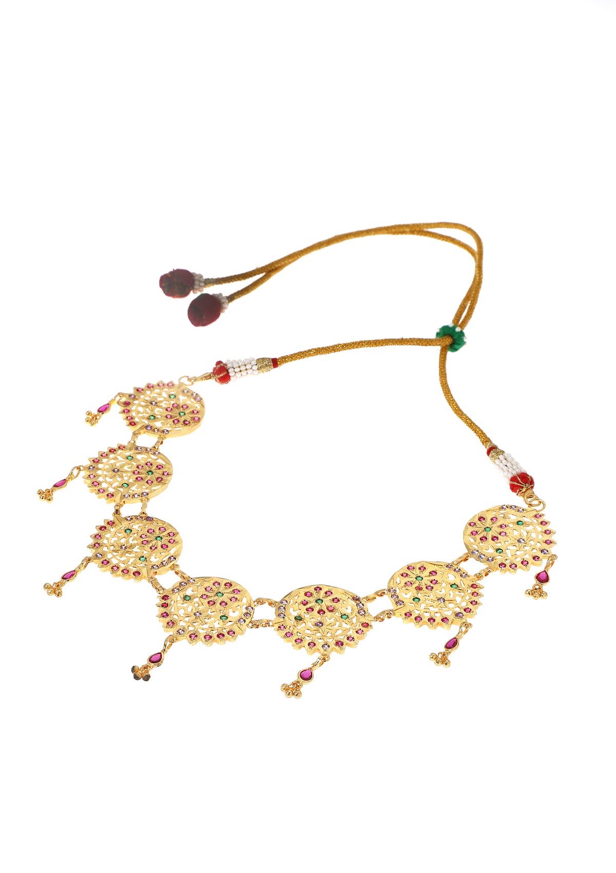 Katha Gold Tone Silver Necklace