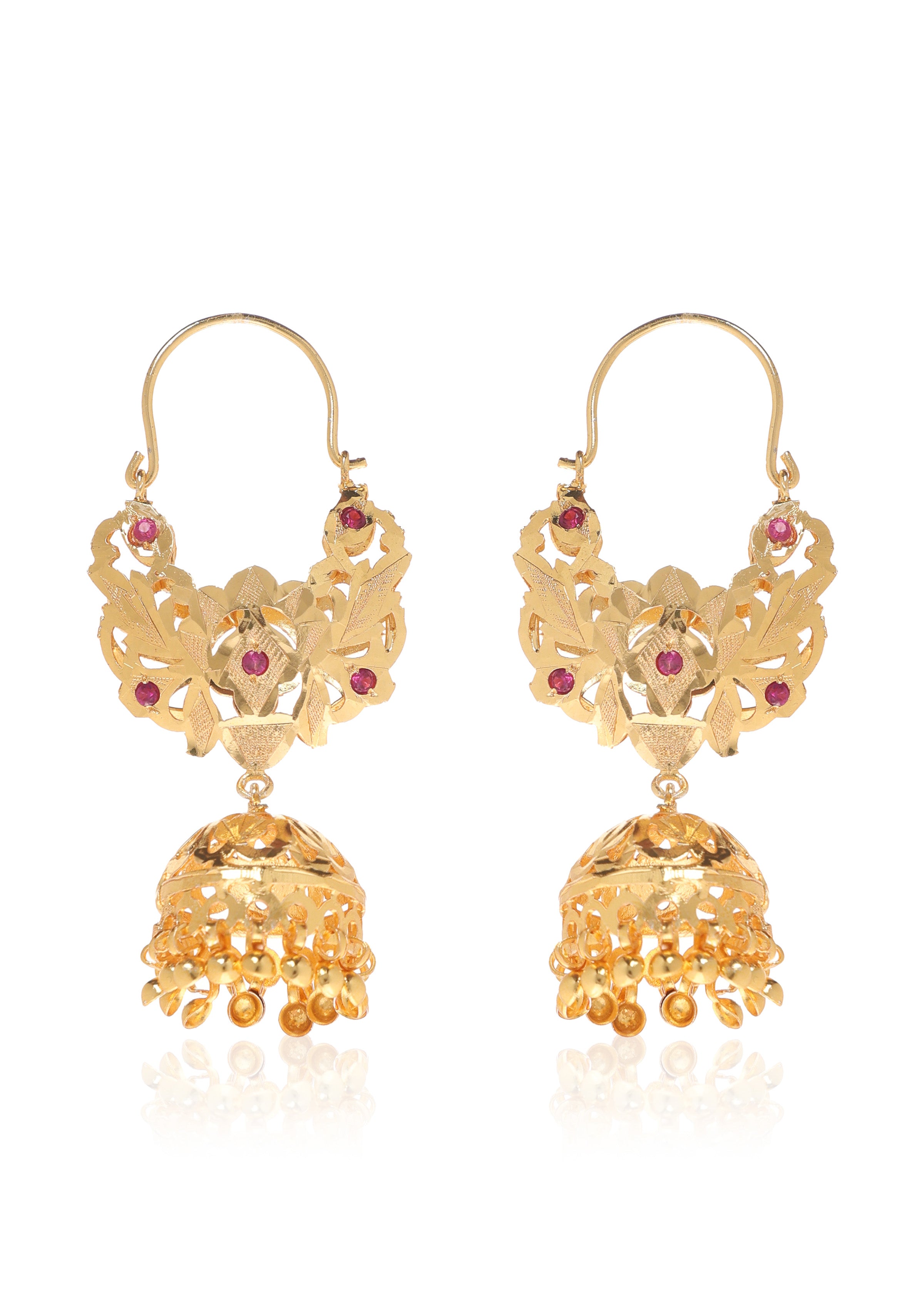 Nora Gold Tone Silver Earrings