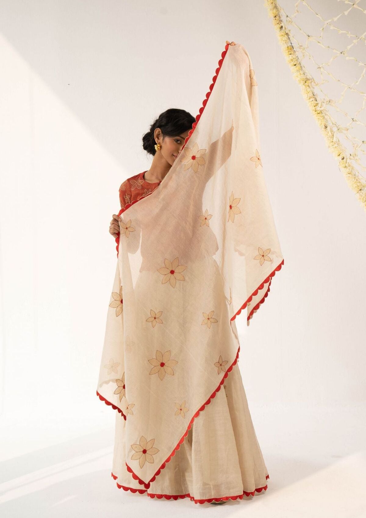 Lagan Gold Tissue Chanderi Dupatta