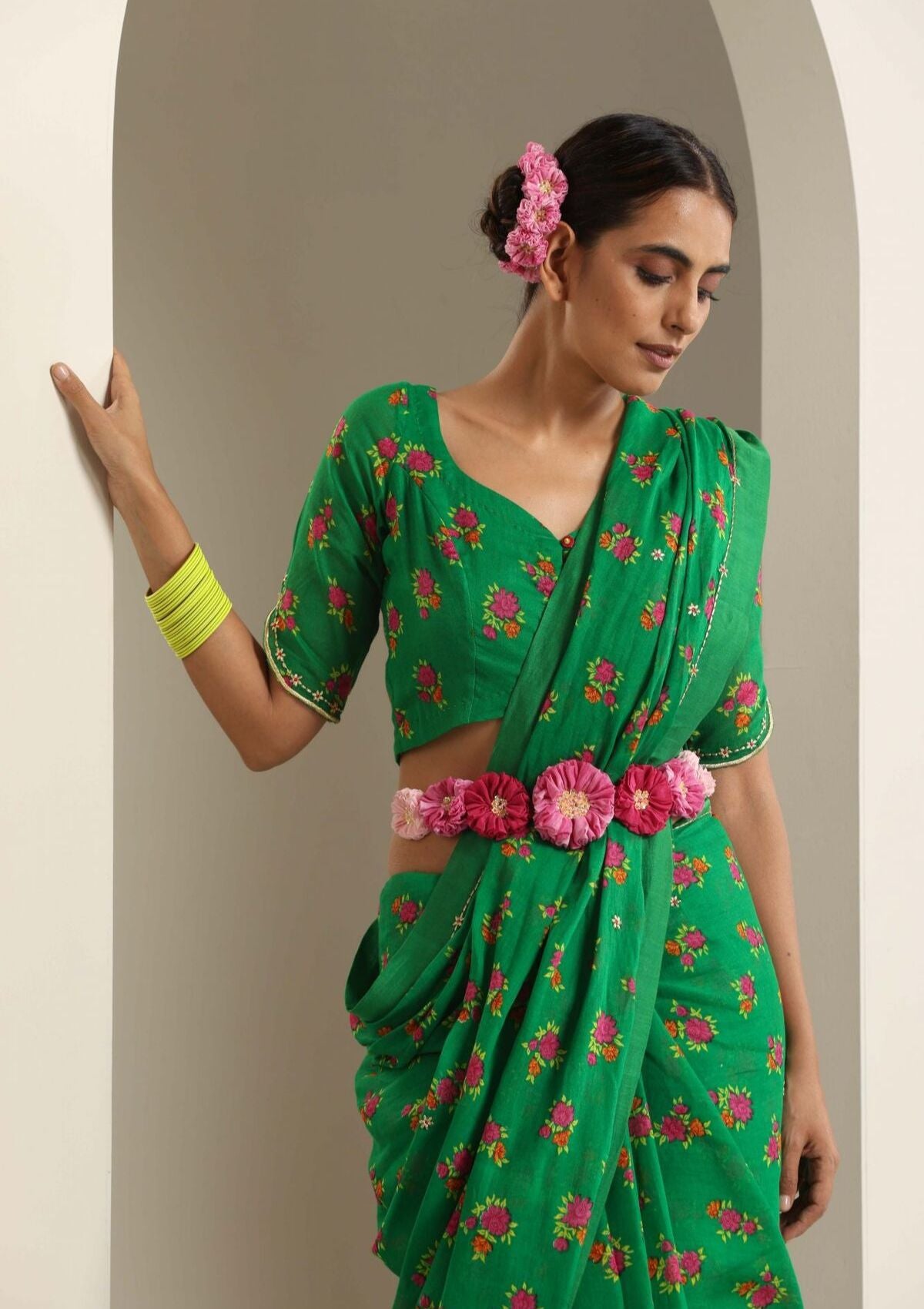 Malaka Floral Belt