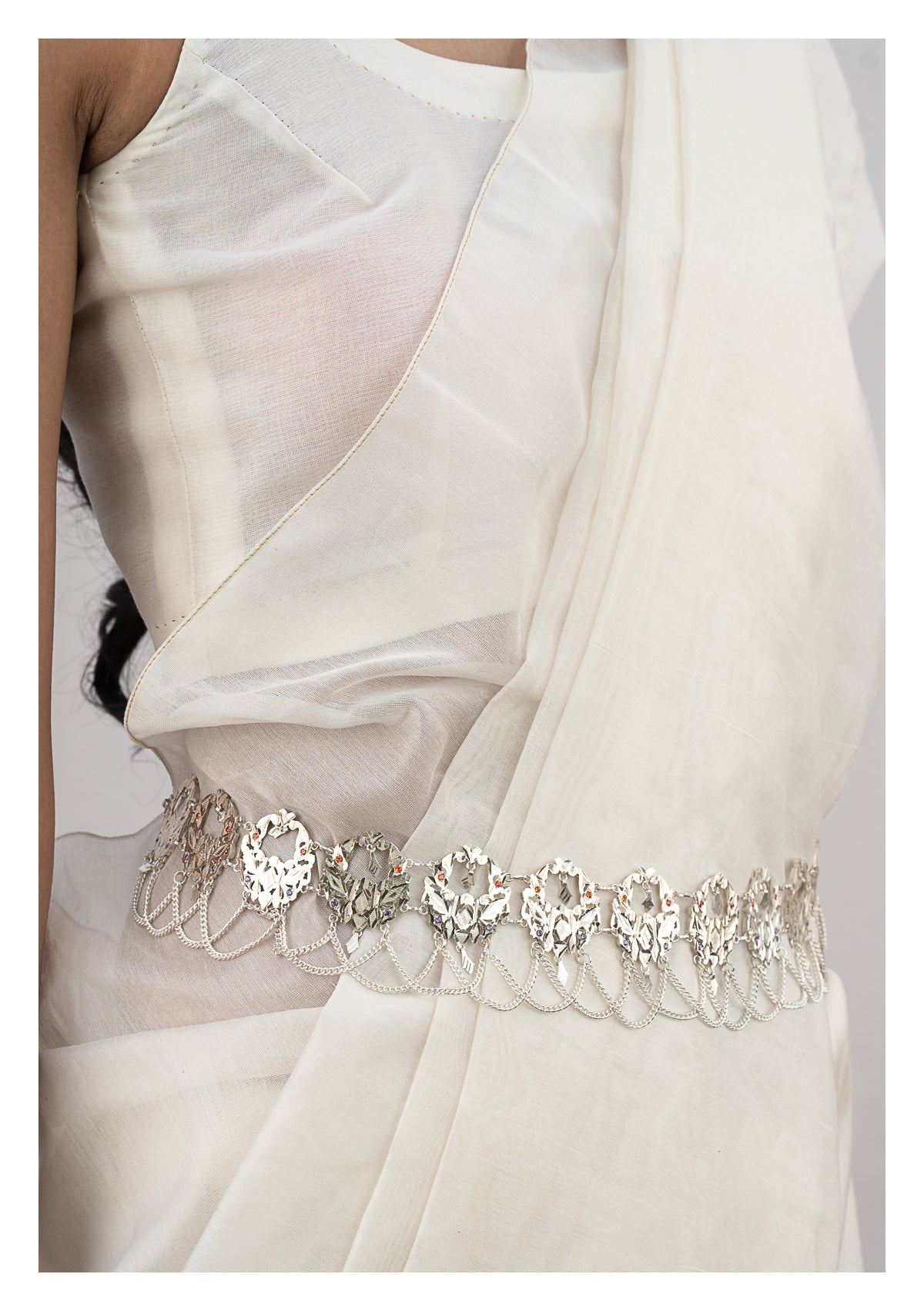 Malmal Handmade Silver Kamarband