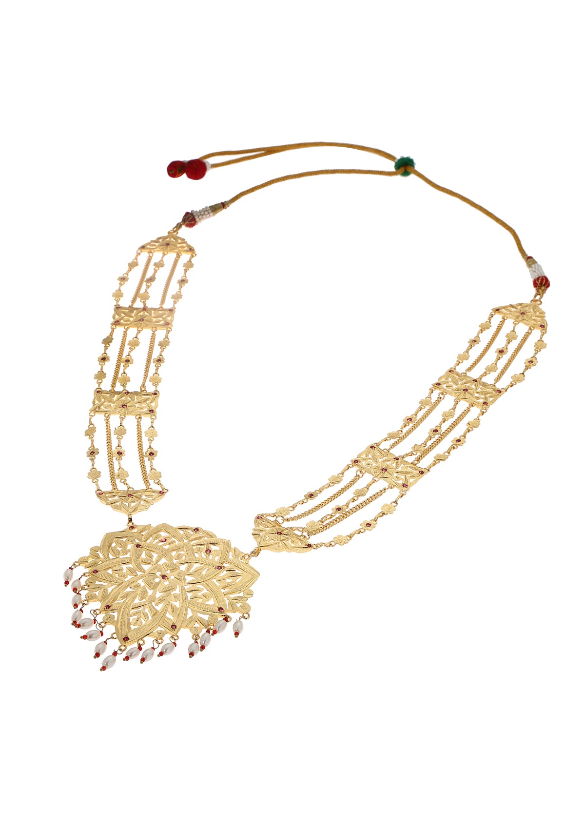 Mamtha Gold Tone Silver Necklace