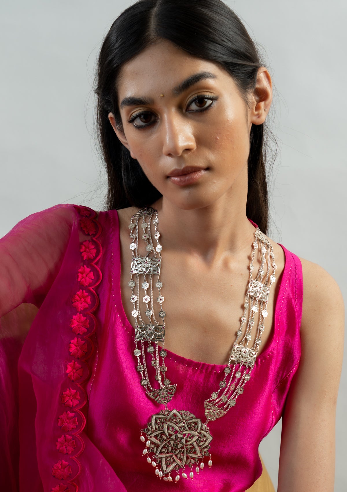 Mamtha Handmade Silver Necklace