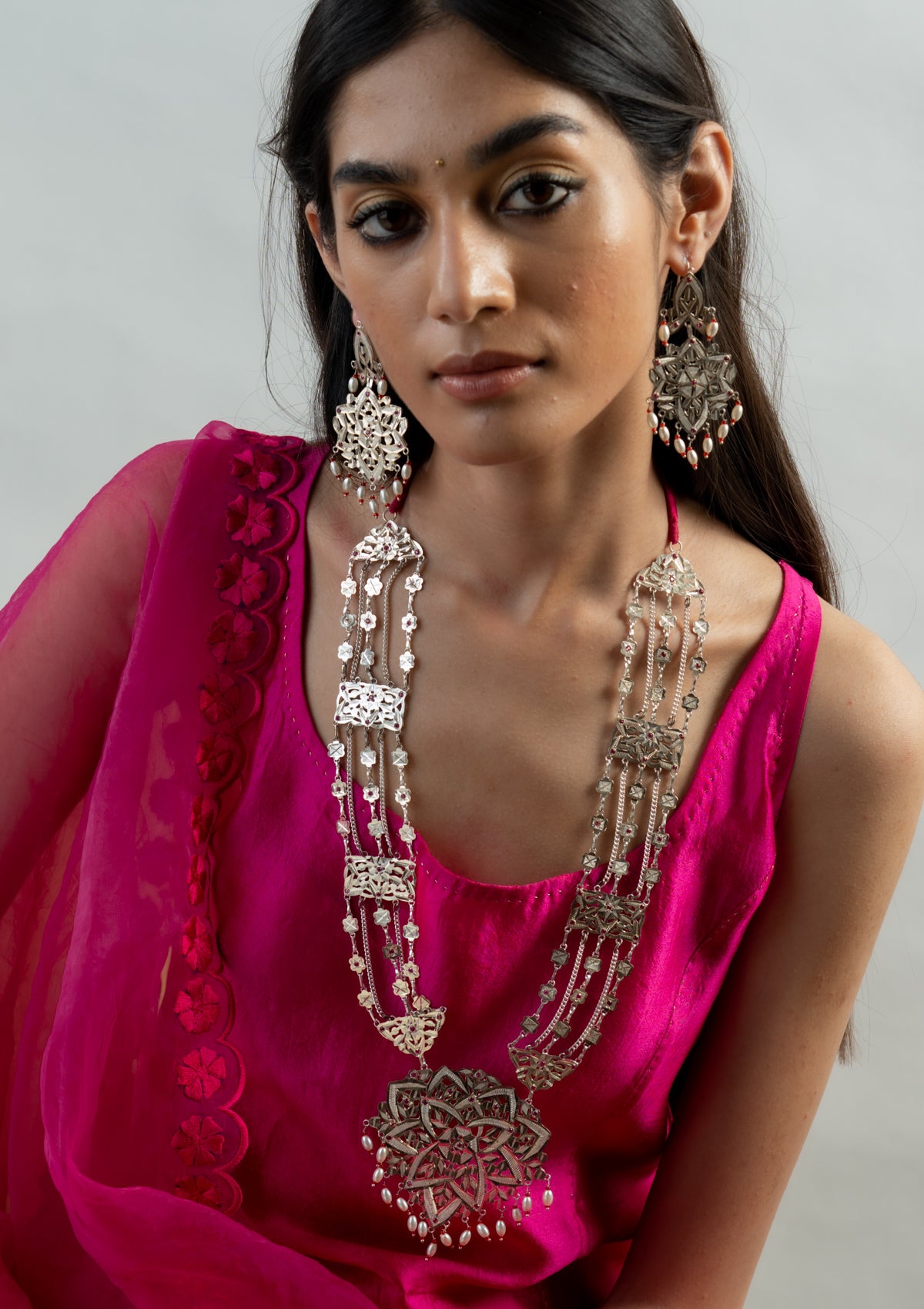 Mamtha Handmade Silver Necklace