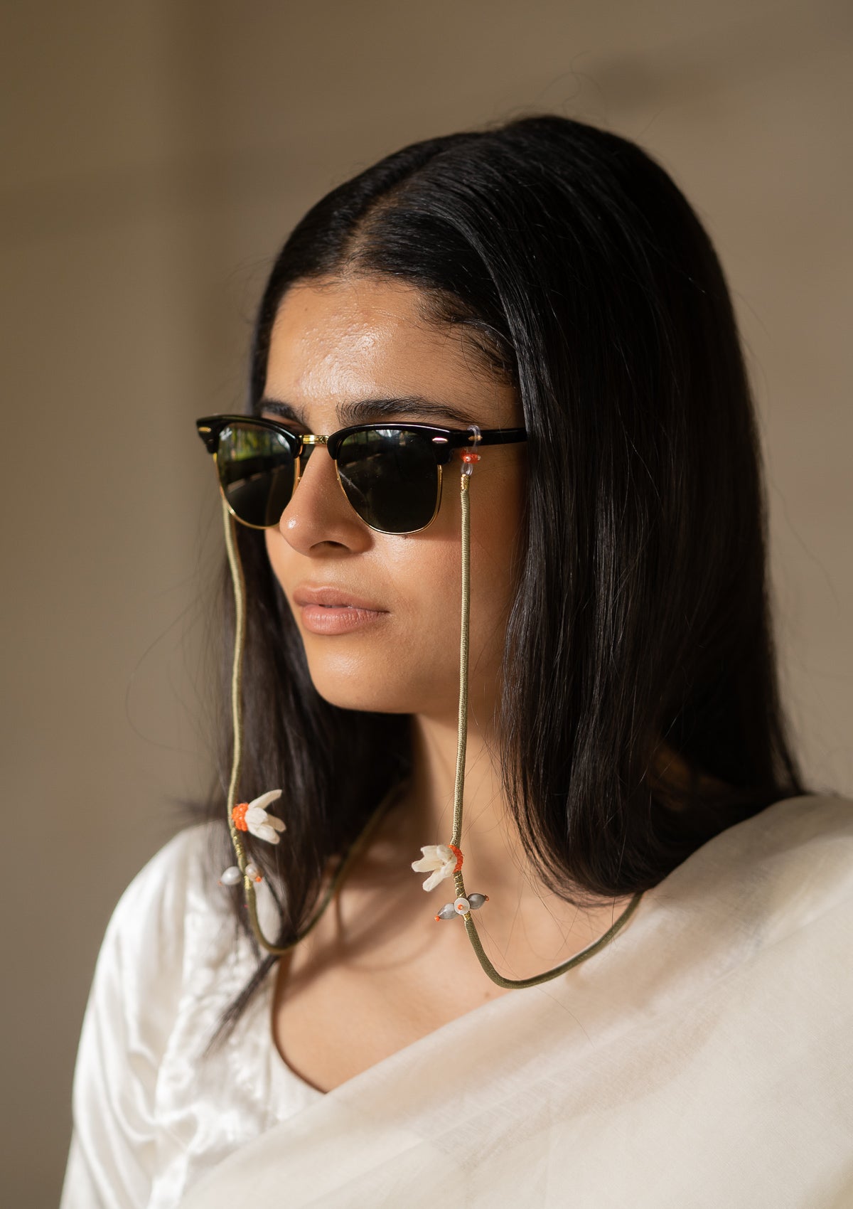 Marcus Floral Eye wear Chain