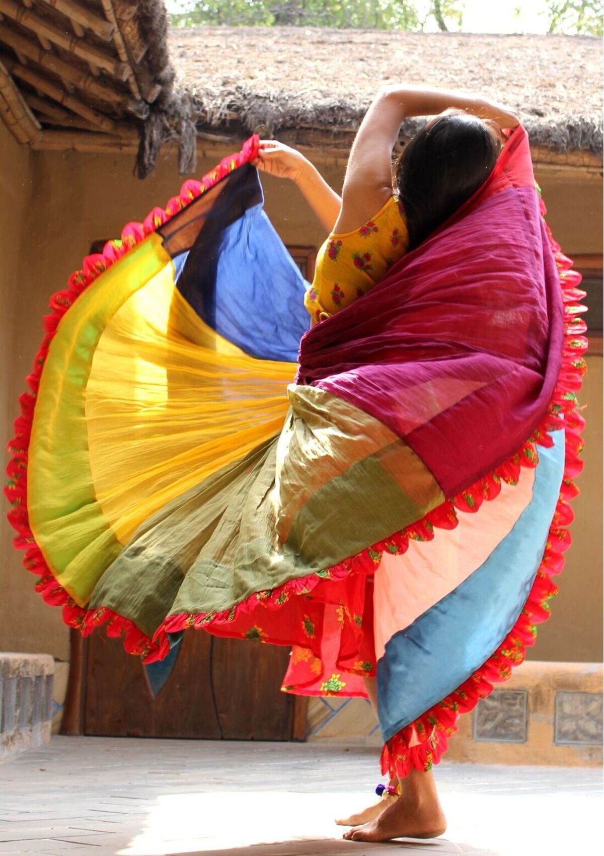 Mast Multicolor Ghagra Skirt