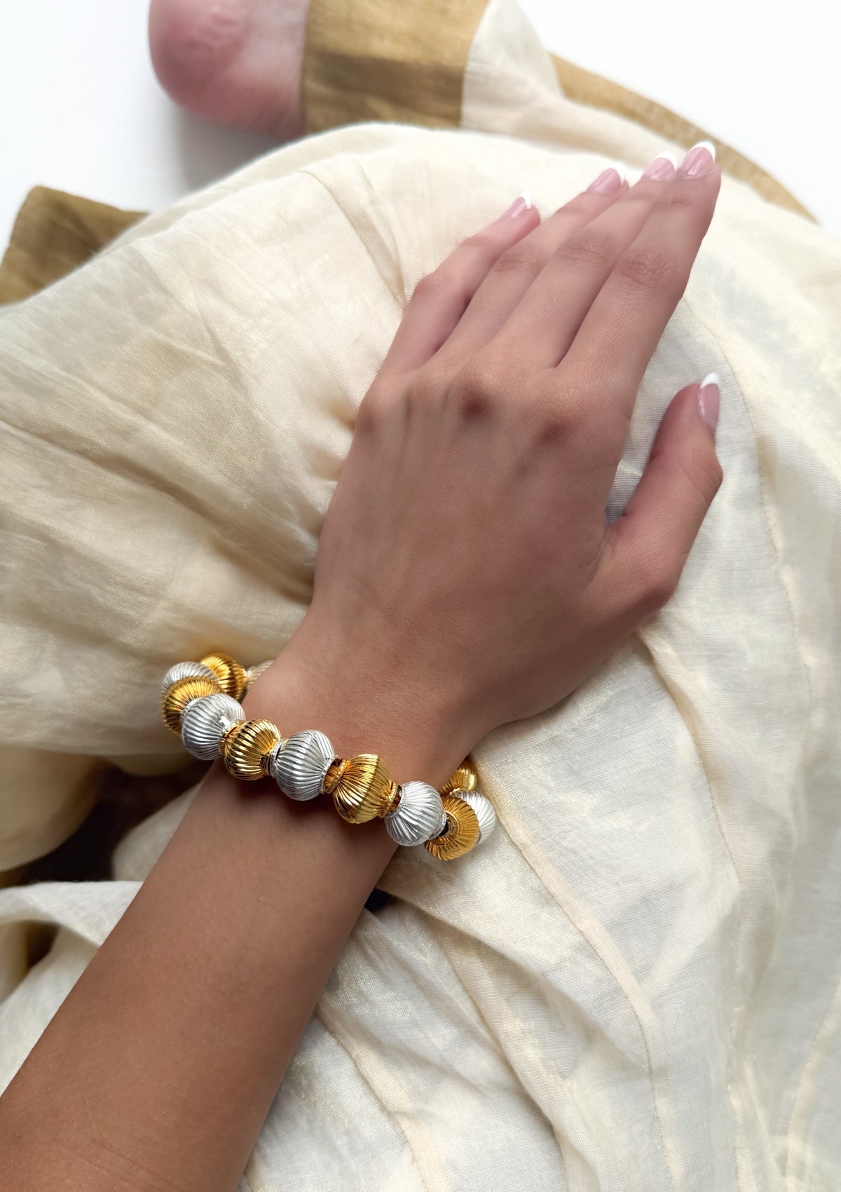 Ruhi Gold Silver Bracelet