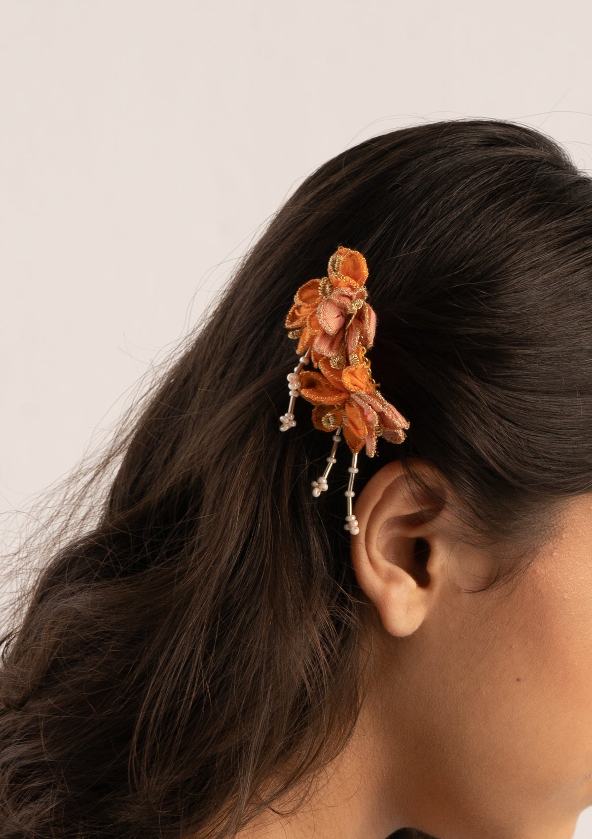Merle Floral Comb Clips
