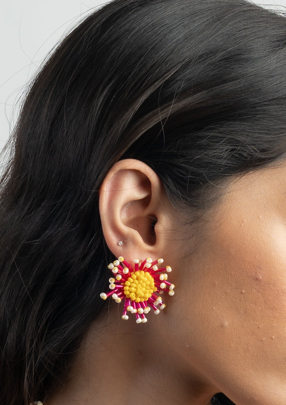 Mimosa Bead Earrings