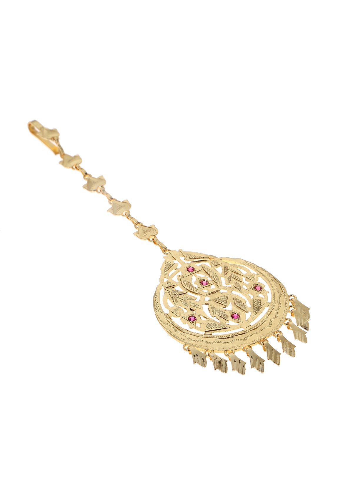 Morni Handmade Gold tone Silver Mangtikka