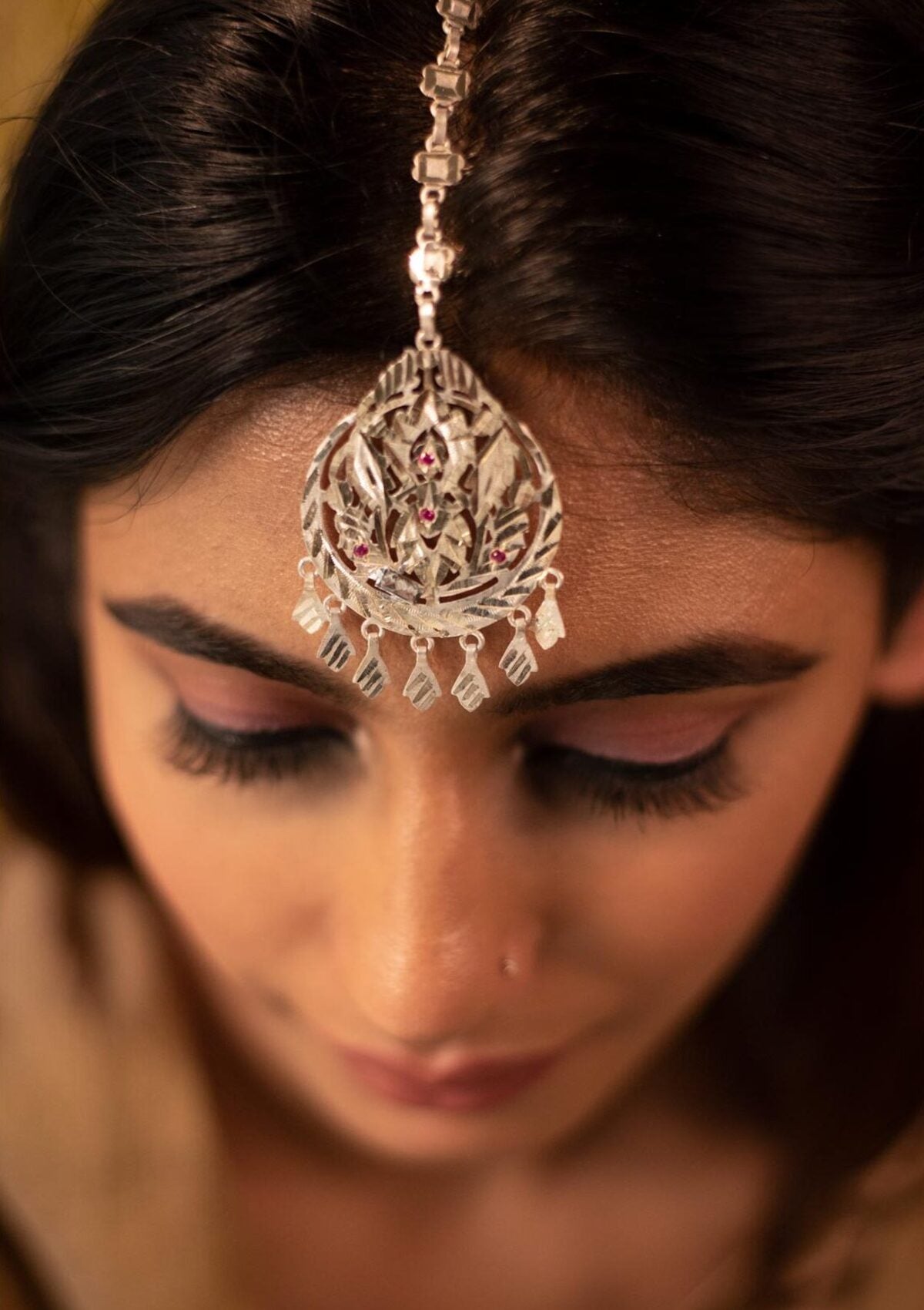 Morni Handmade Silver Mangtikka