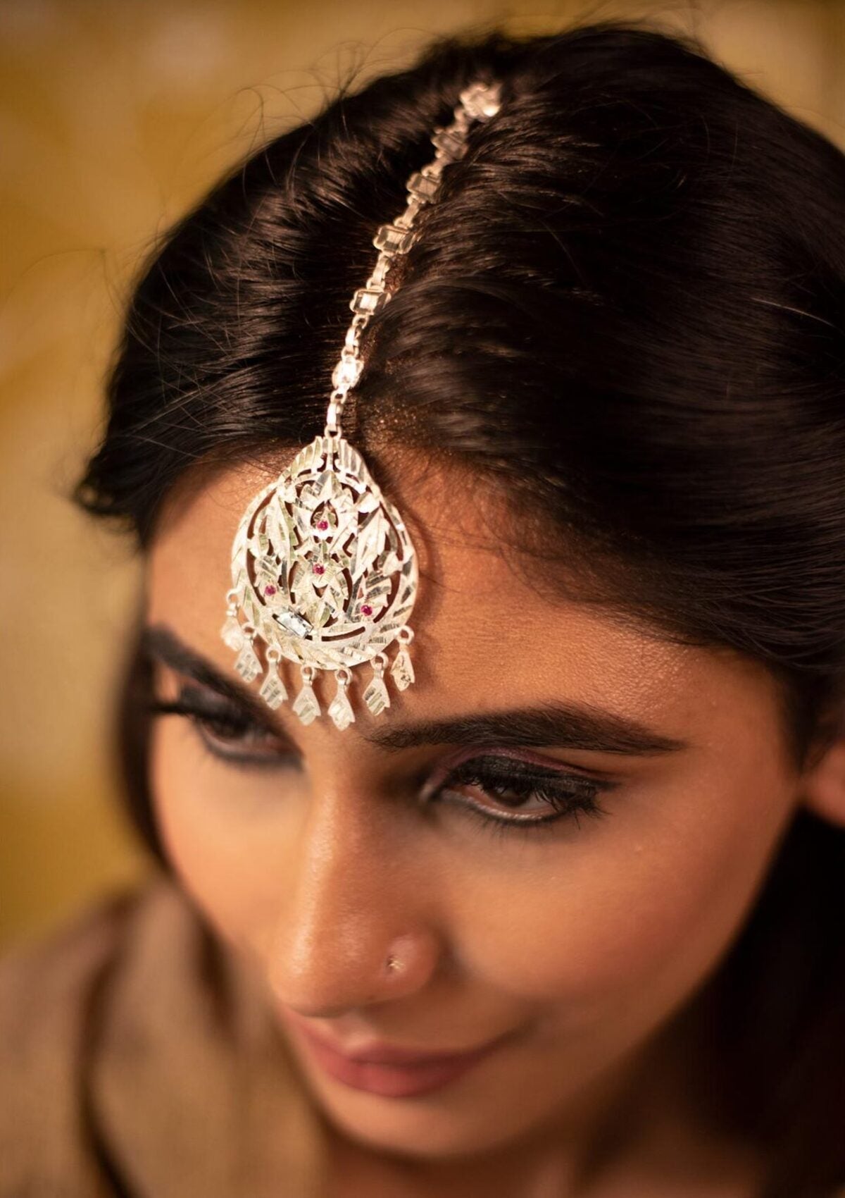 Morni Handmade Silver Mangtikka