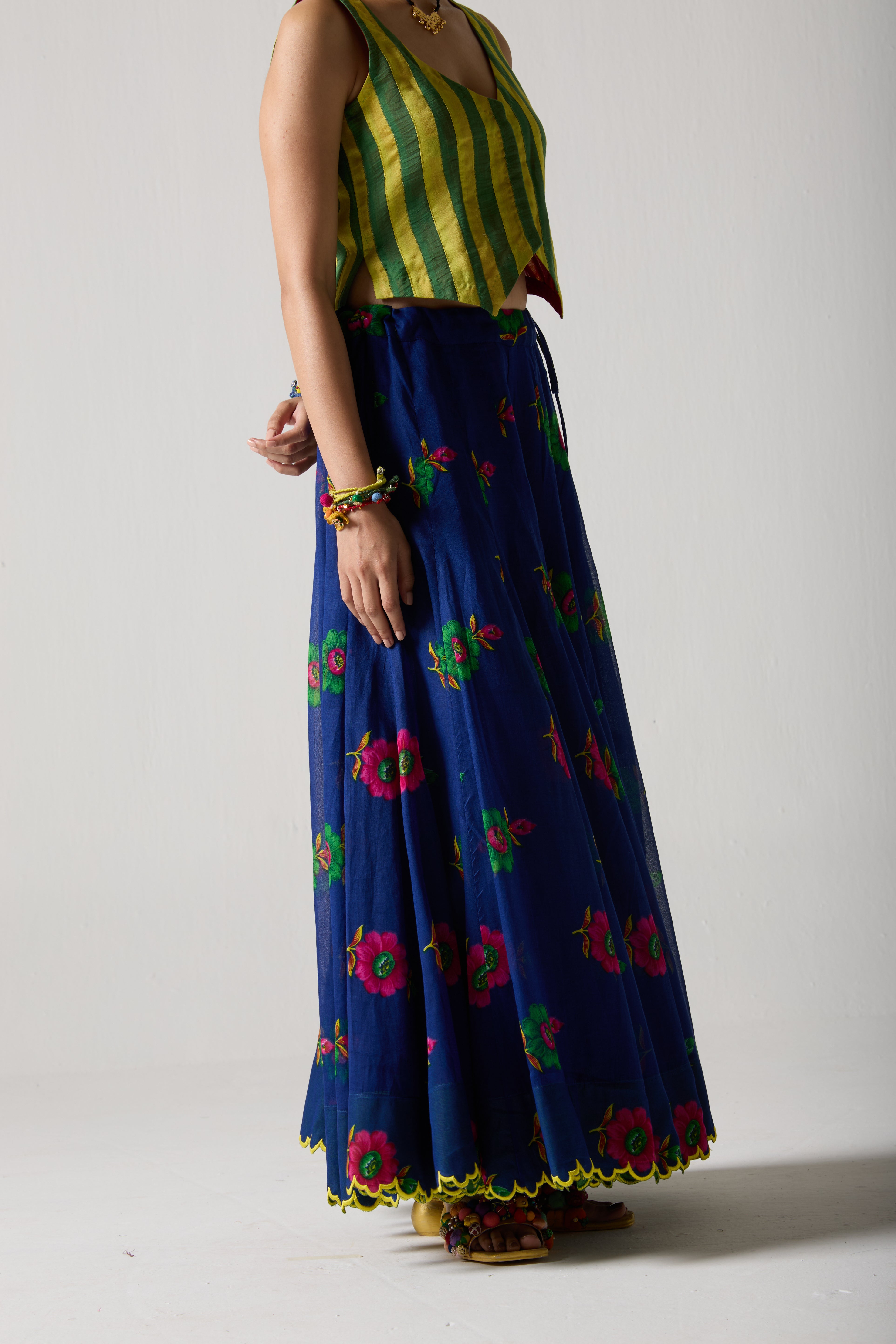 Indigo Divider Skirt