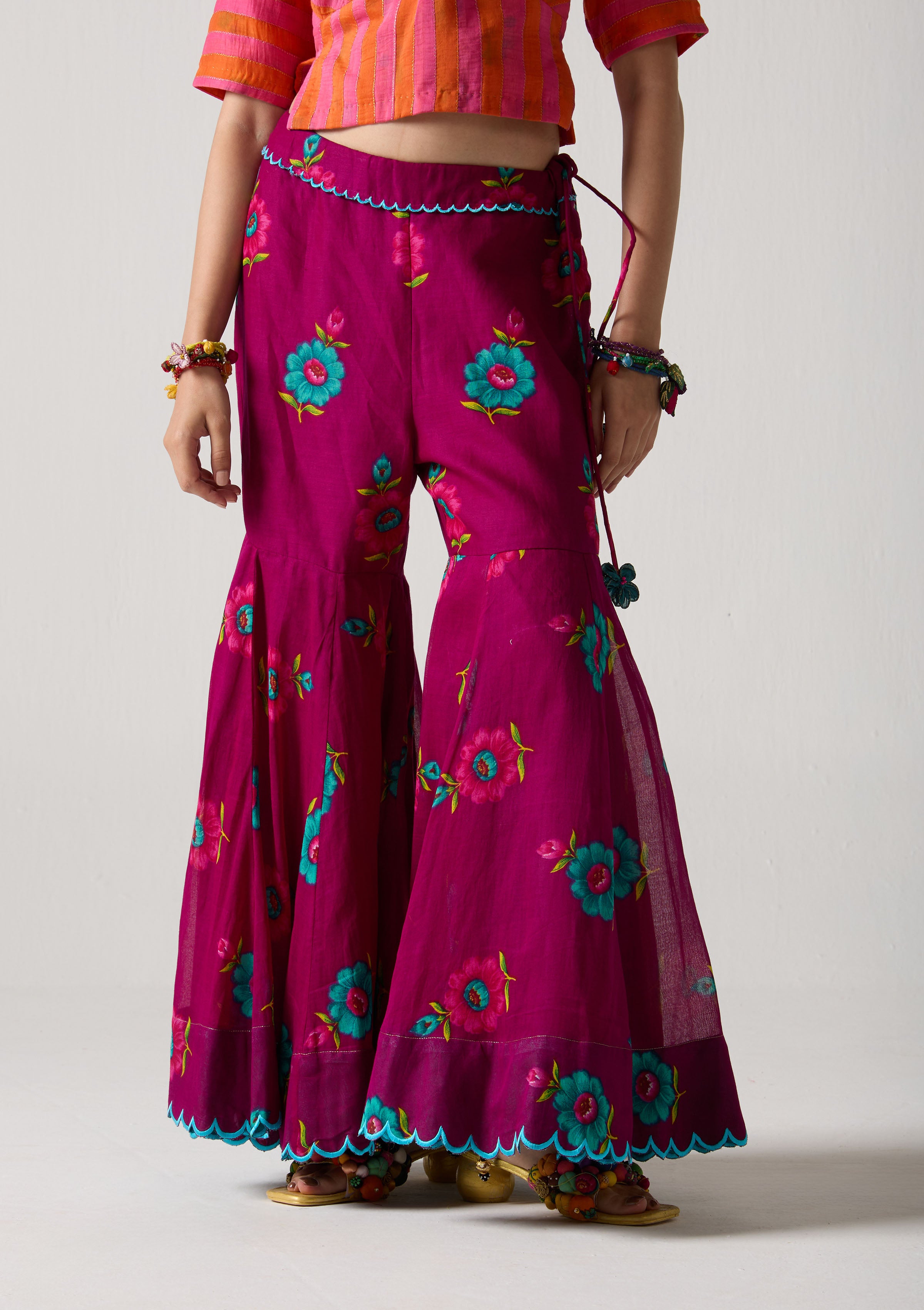Plum Bloom Gharara