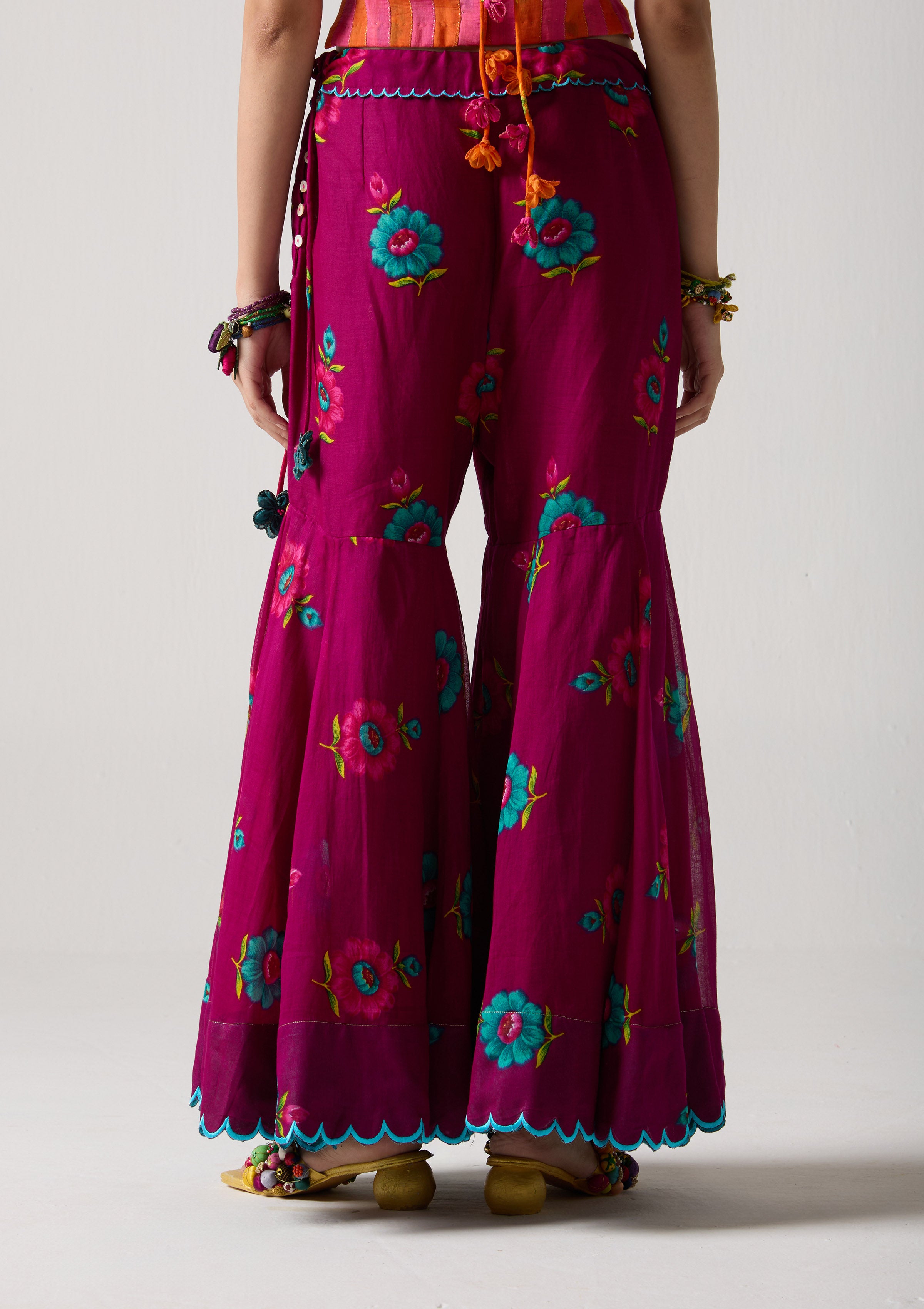 Plum Bloom Gharara