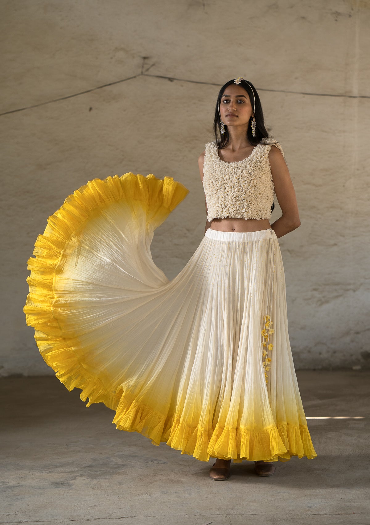 Naachti Gaati Chanderi Skirt