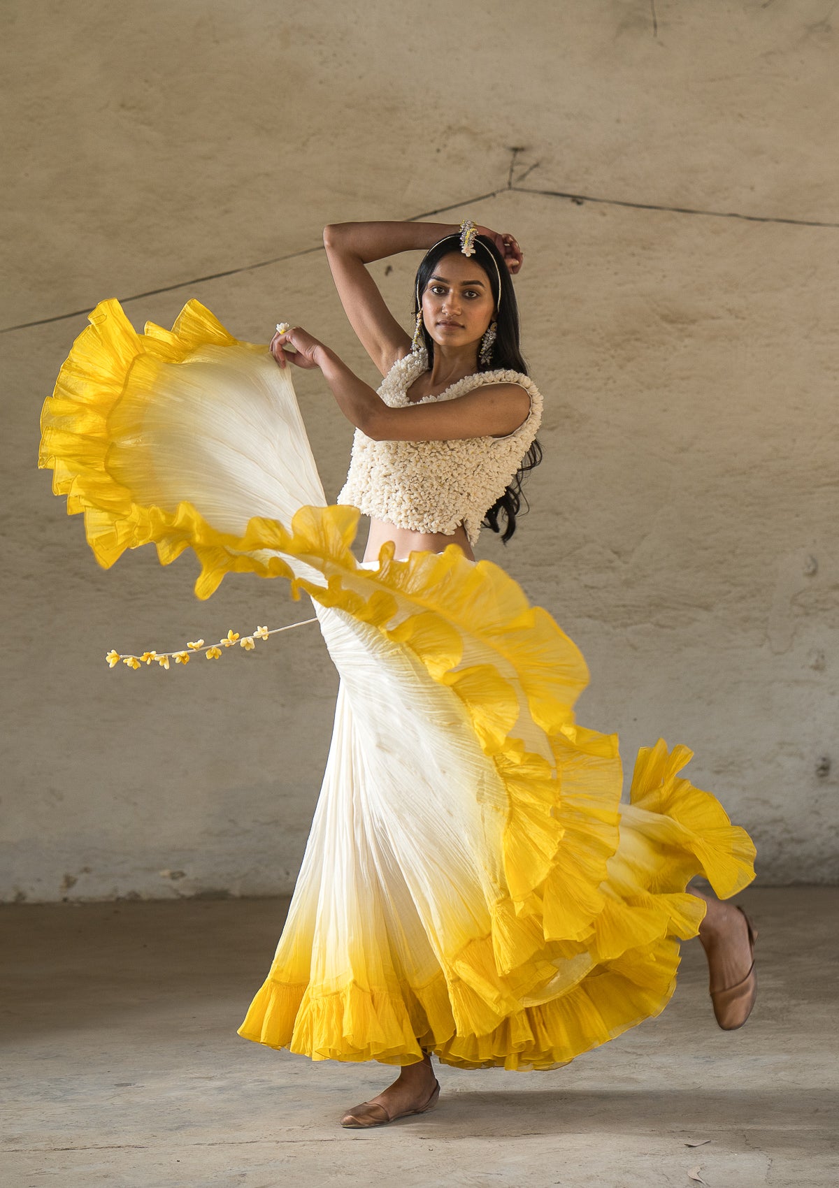 Naachti Gaati Chanderi Skirt