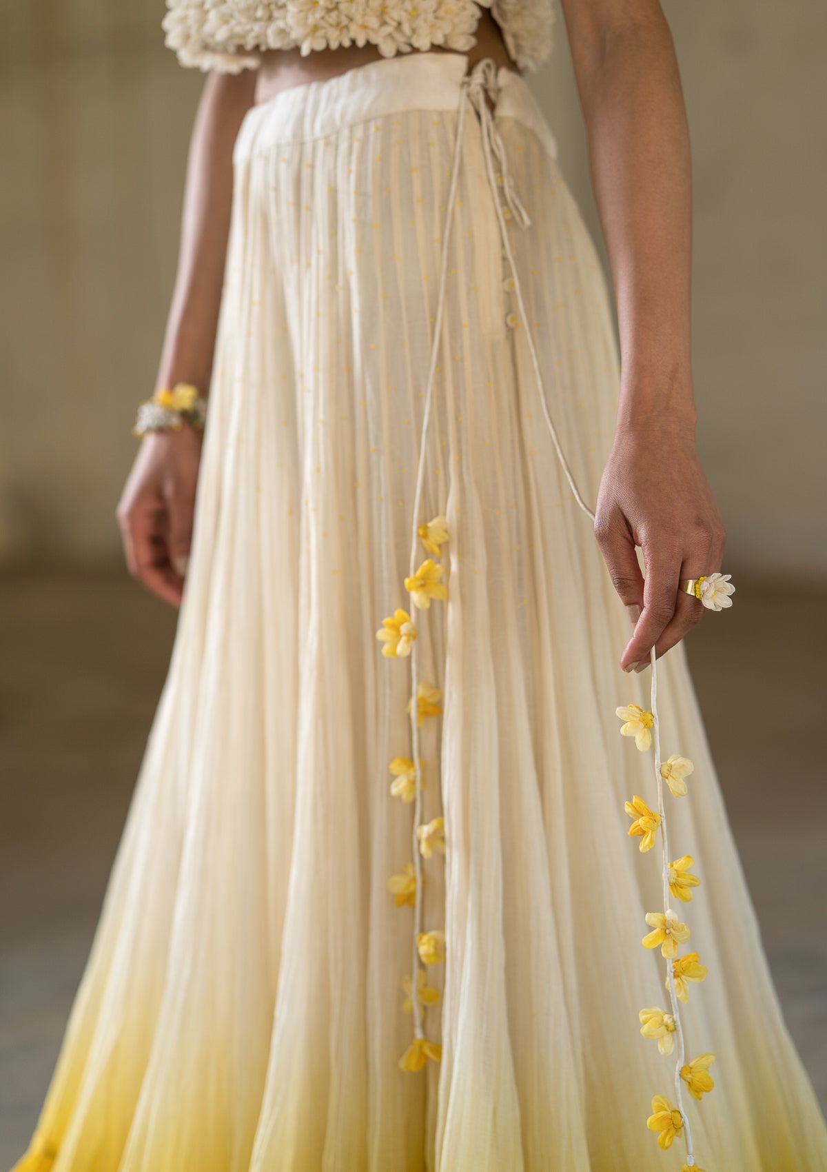 Naachti Gaati Chanderi Skirt