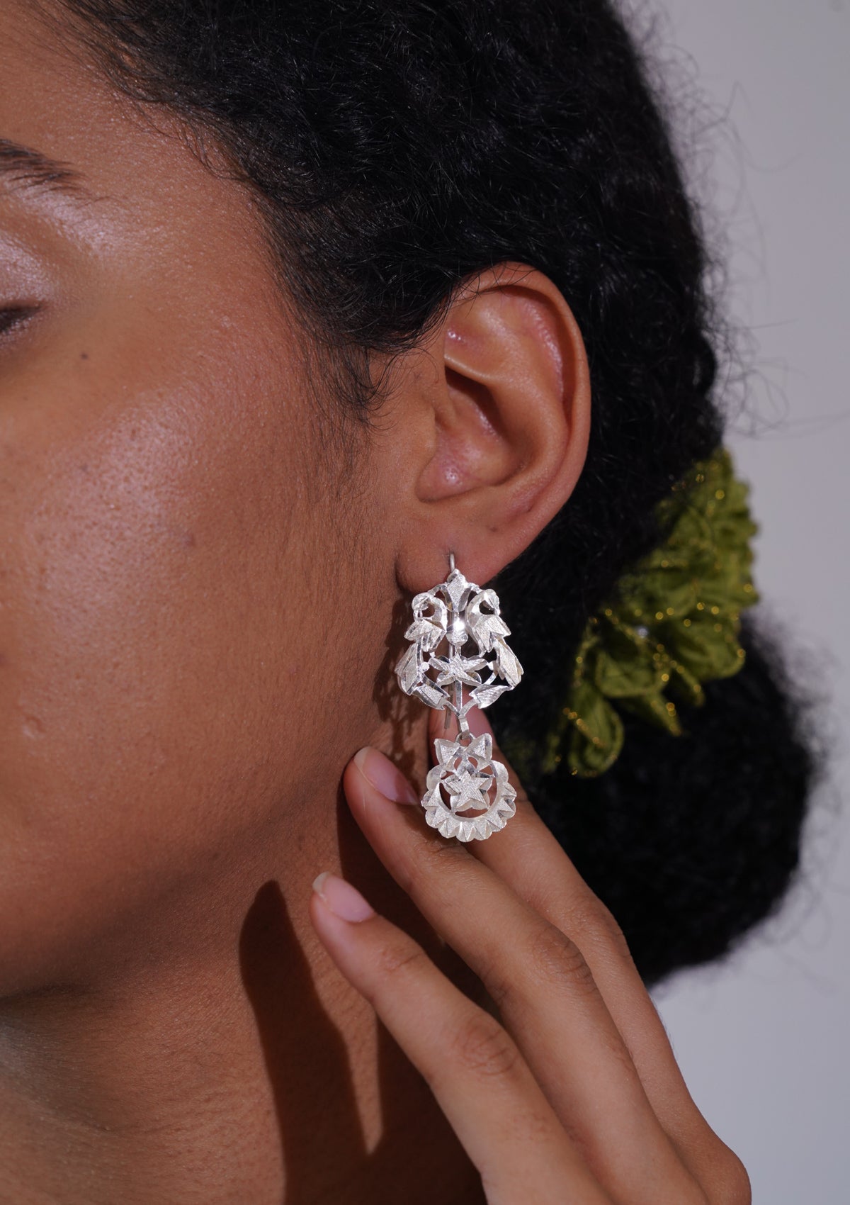 Abhilasha Silver Earrings