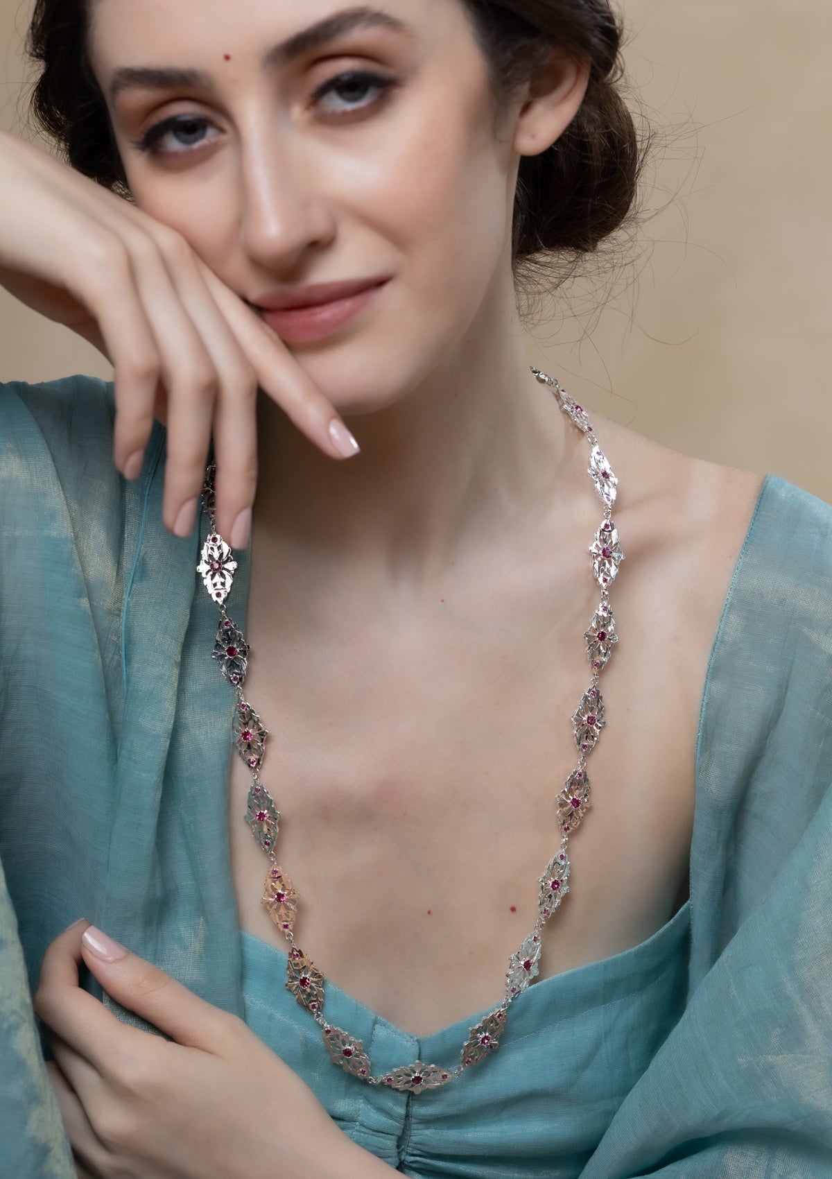 Sunganti Handmade Silver Necklace