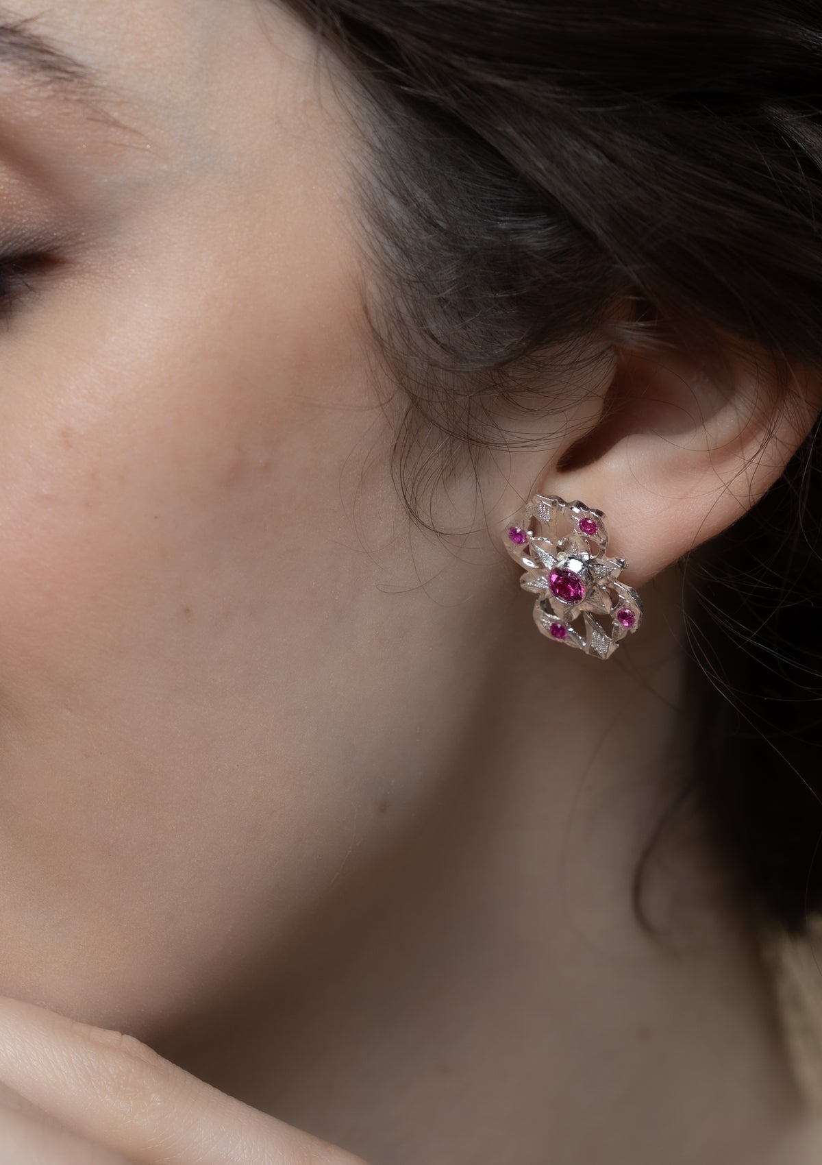 Sarika Handmade Silver Earrings
