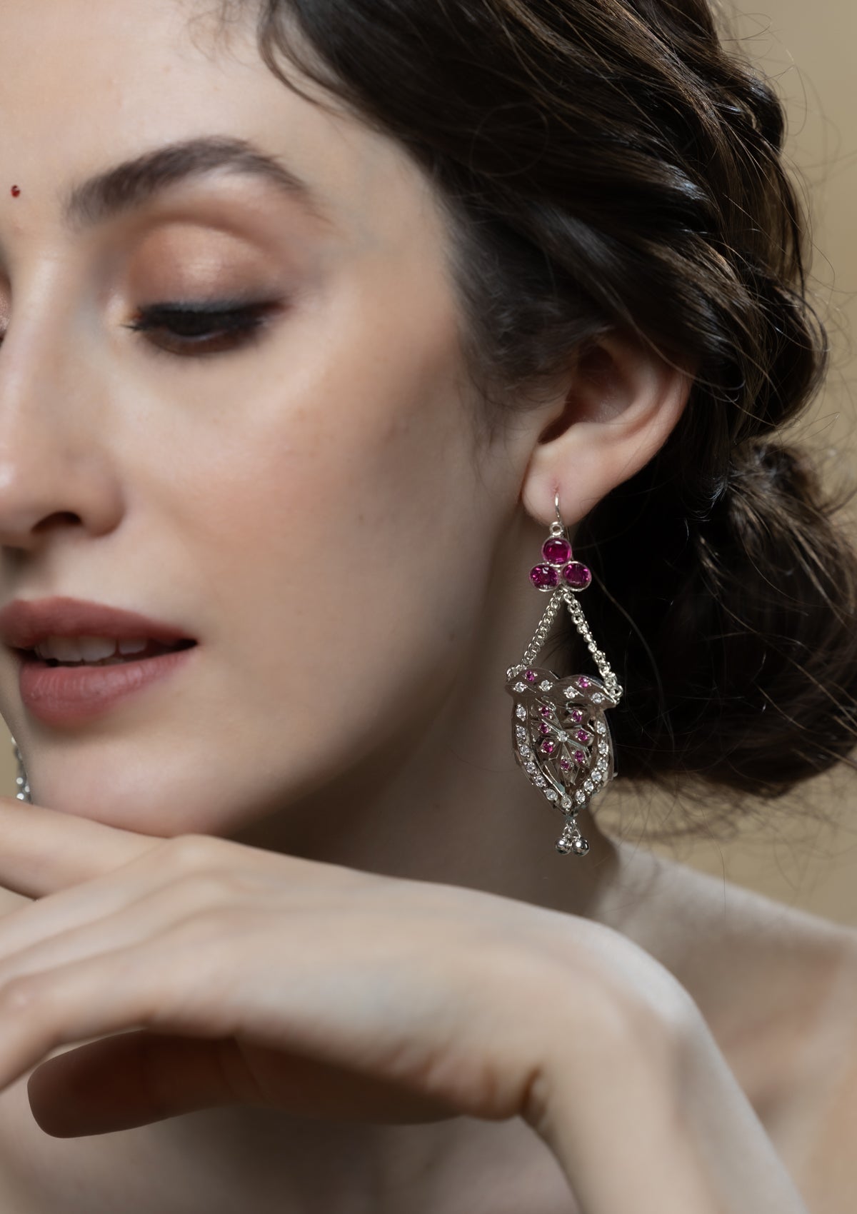 Nabila Handmade Silver Earrings