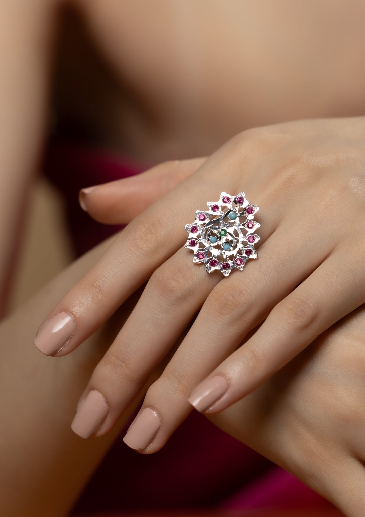 Kavya Homemade Silver Ring
