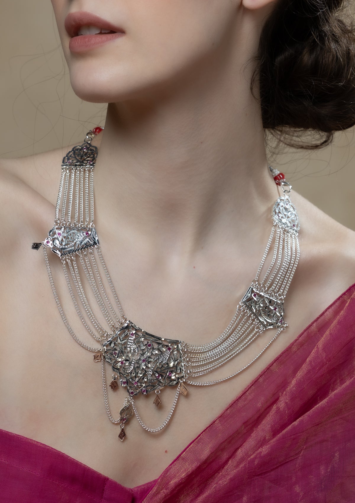 Mahira Handmade Silver Necklace
