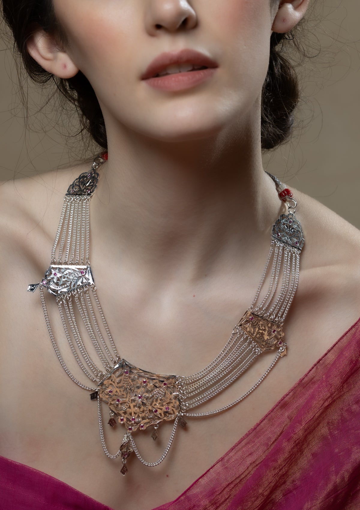 Mahira Handmade Silver Necklace