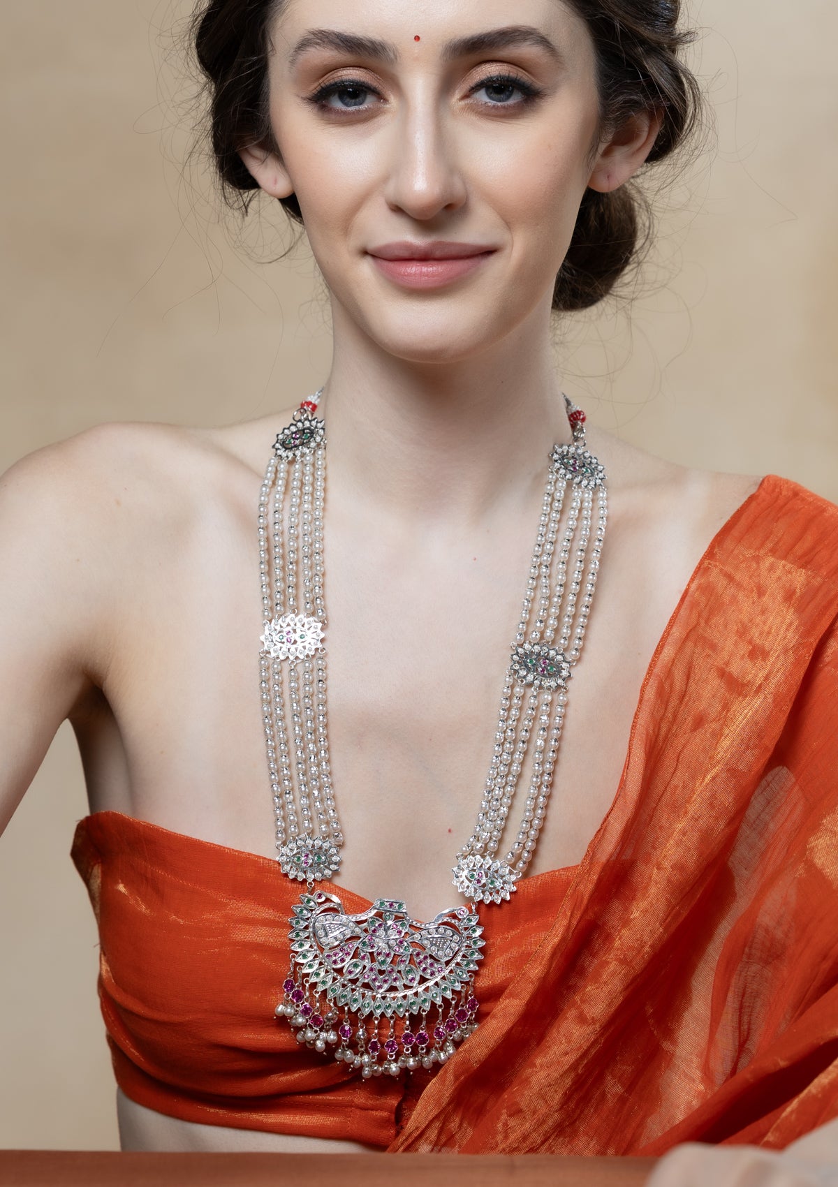 Sabira Silver Necklace