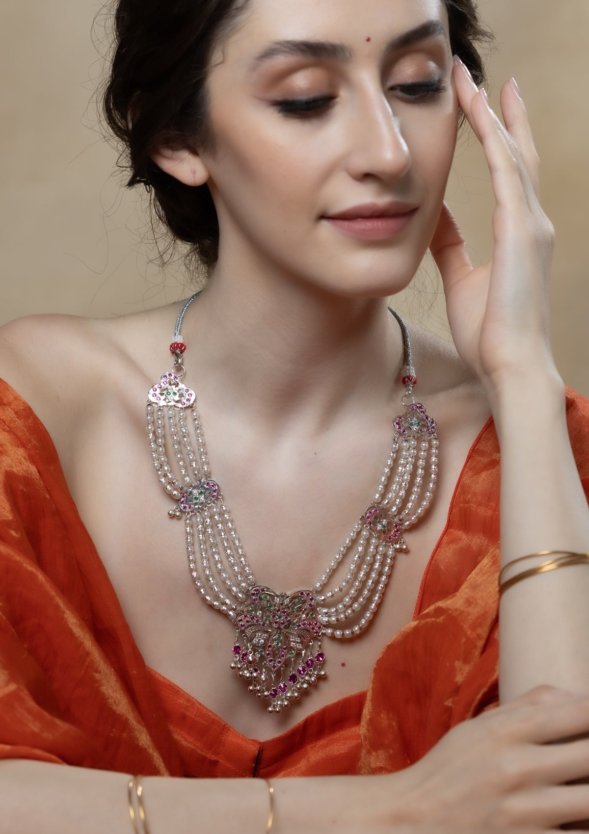 Junaina Handmade Silver Necklace