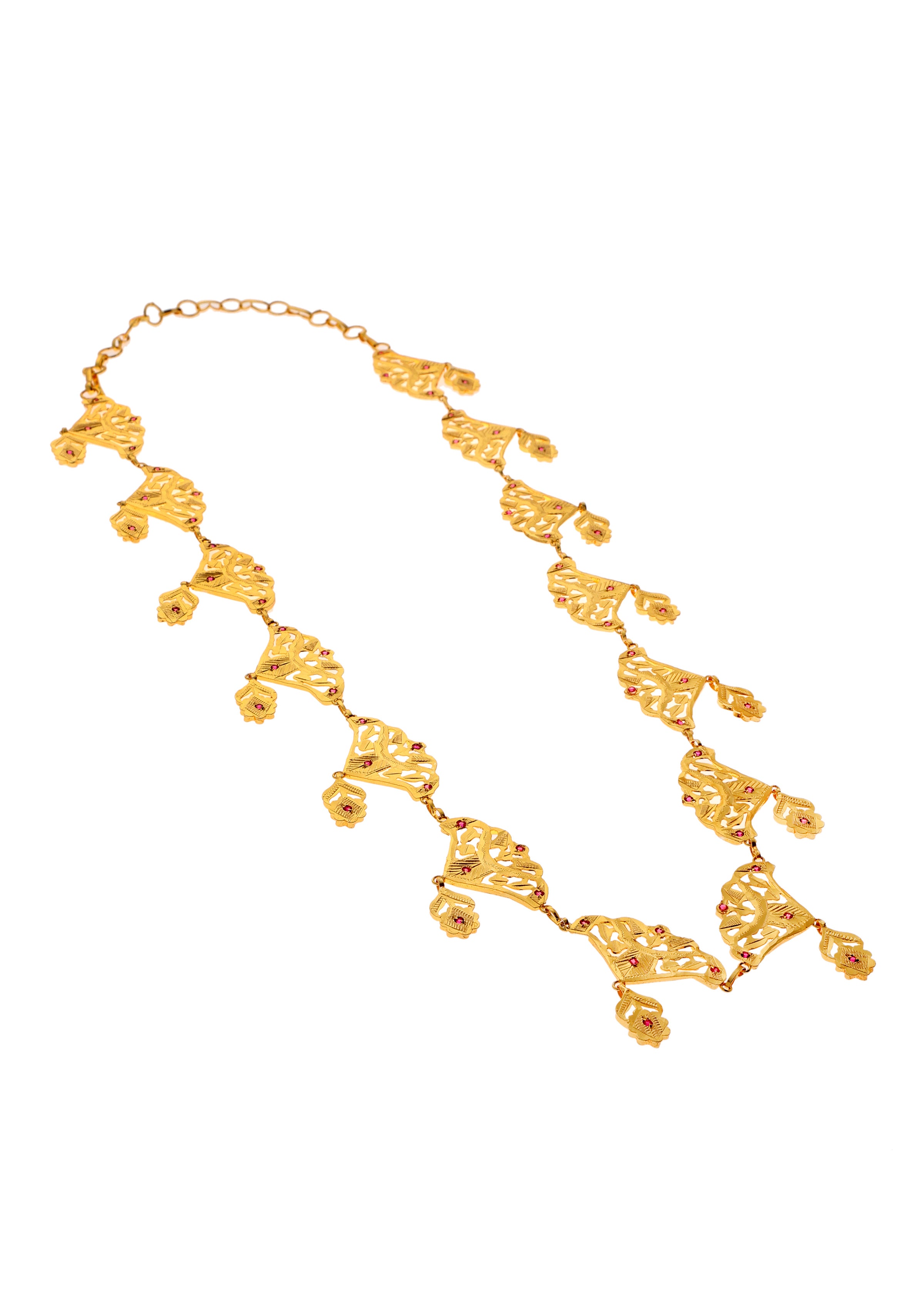 Dorri Gold Tone Silver Kamarband