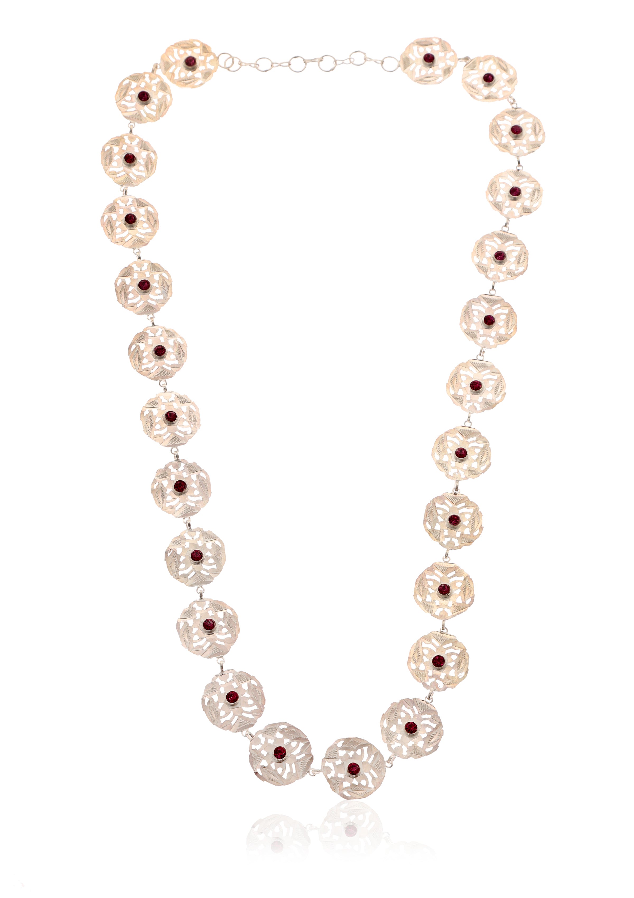 Laxmi Handmade Silver Necklace