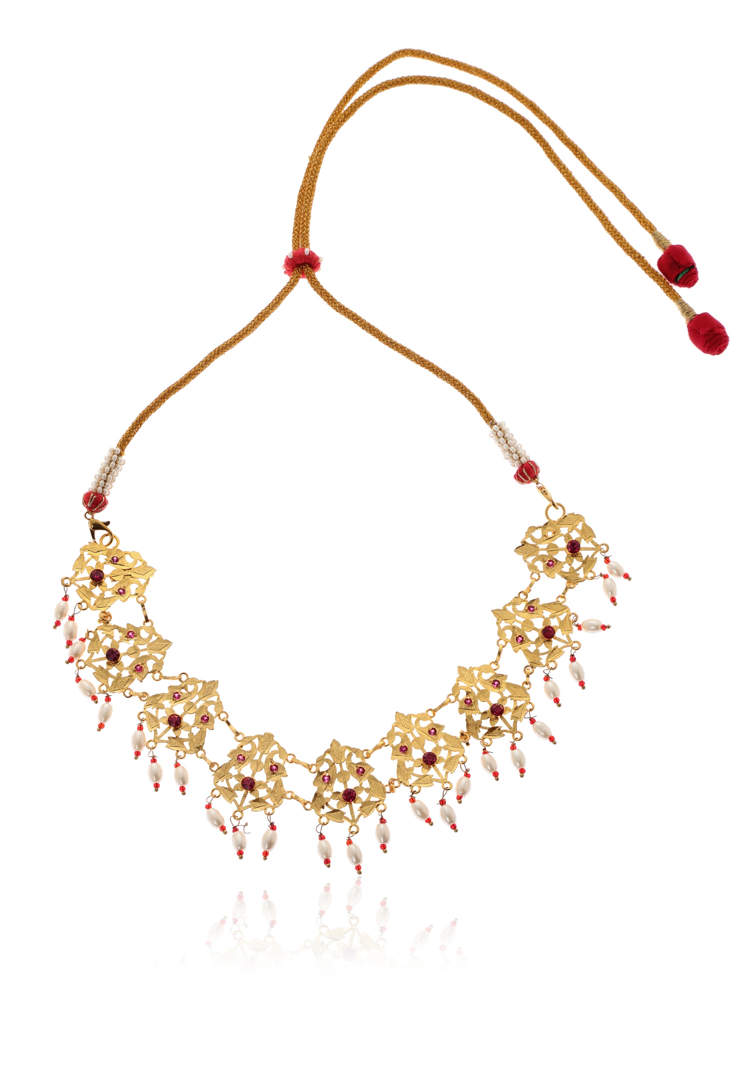 Tulwa Gold Tone Silver Necklace