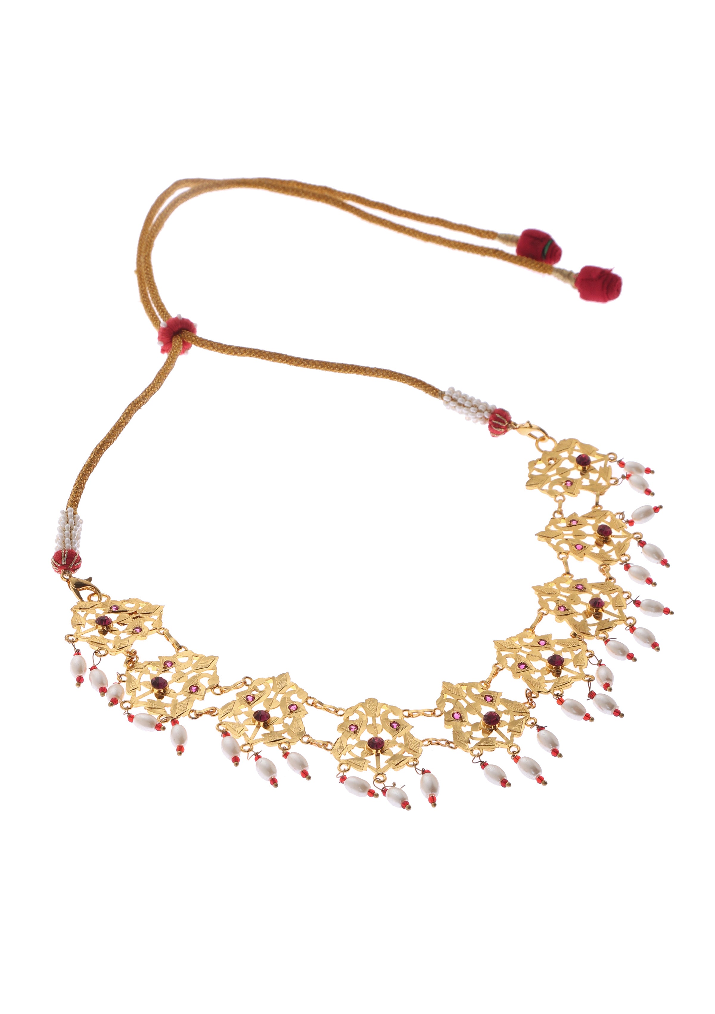 Tulwa Gold Tone Silver Necklace