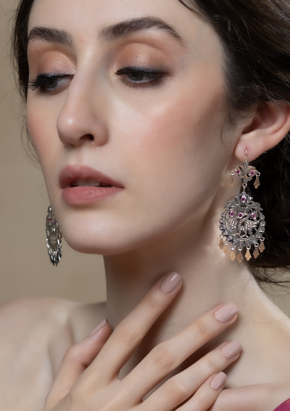 Liyana Handmade Silver Earrings