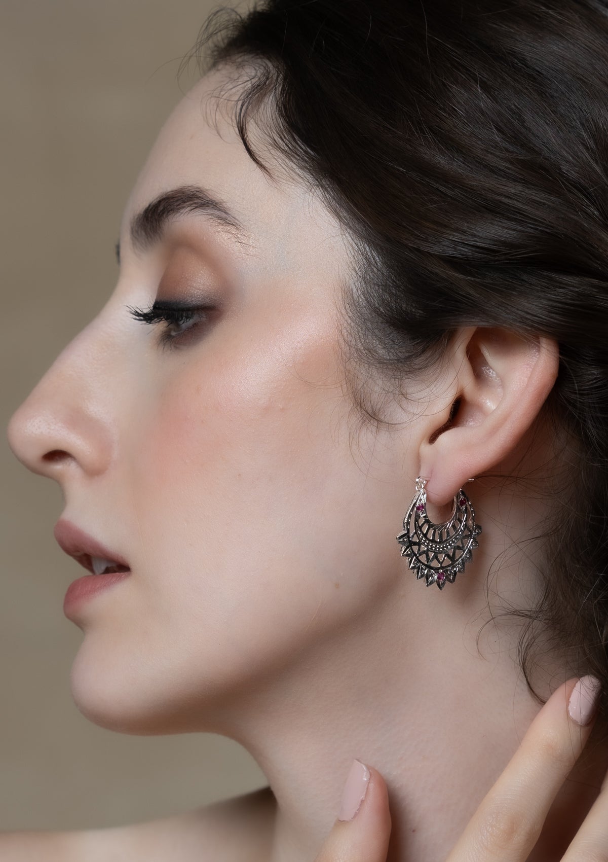 Noorichand Handmade Silver Earrings