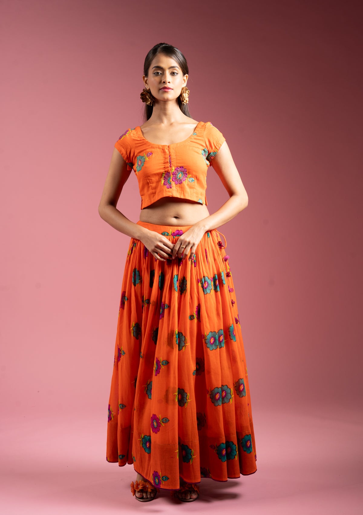 Jalebi Skirt, Blouse & Dupatta Set
