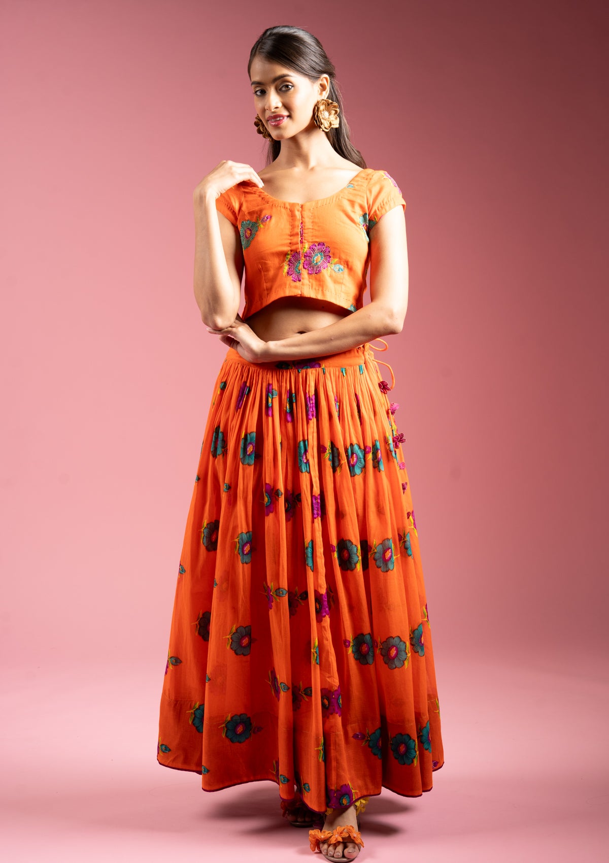 Jalebi Skirt, Blouse & Dupatta Set